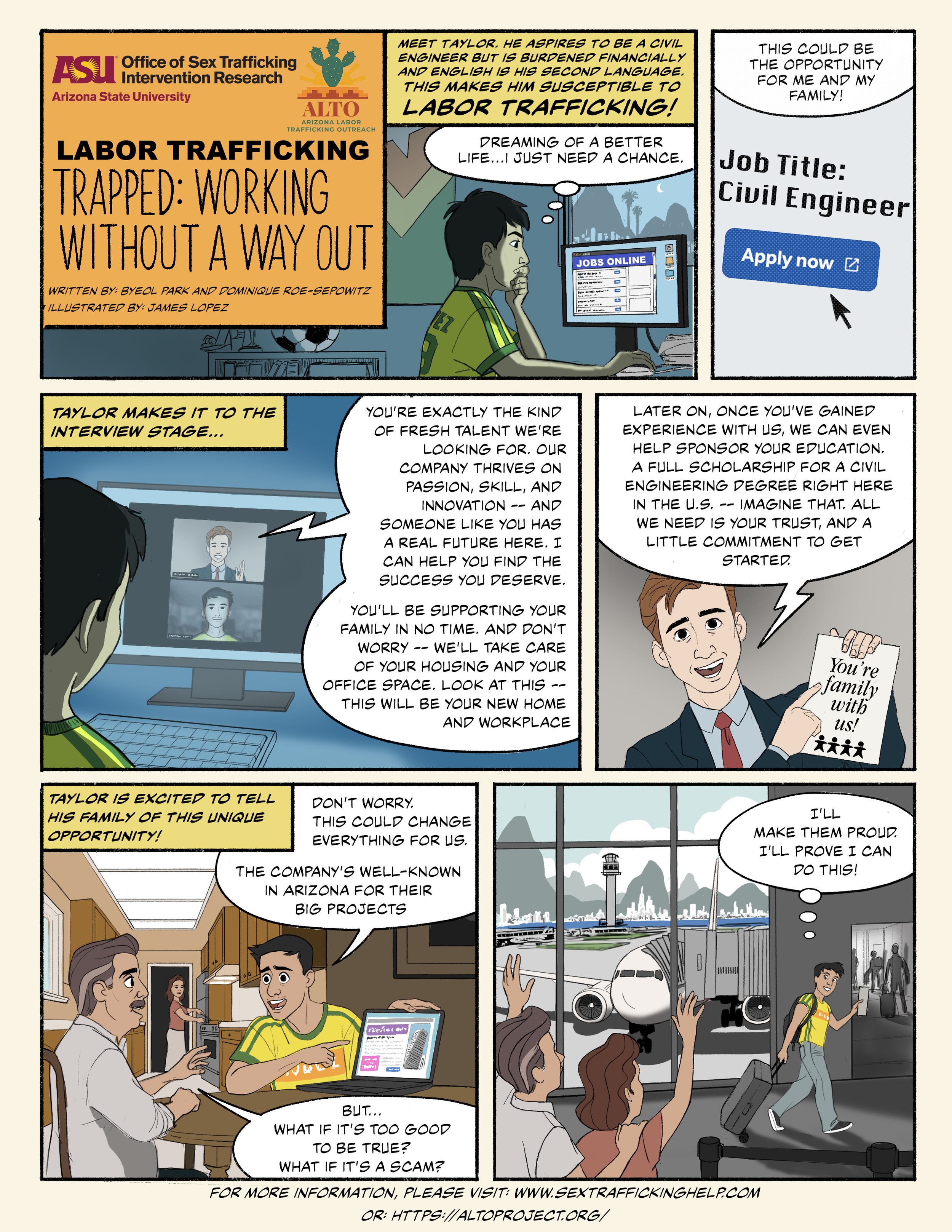 Trapped: Working Without a Way Out - Human Version pg 1