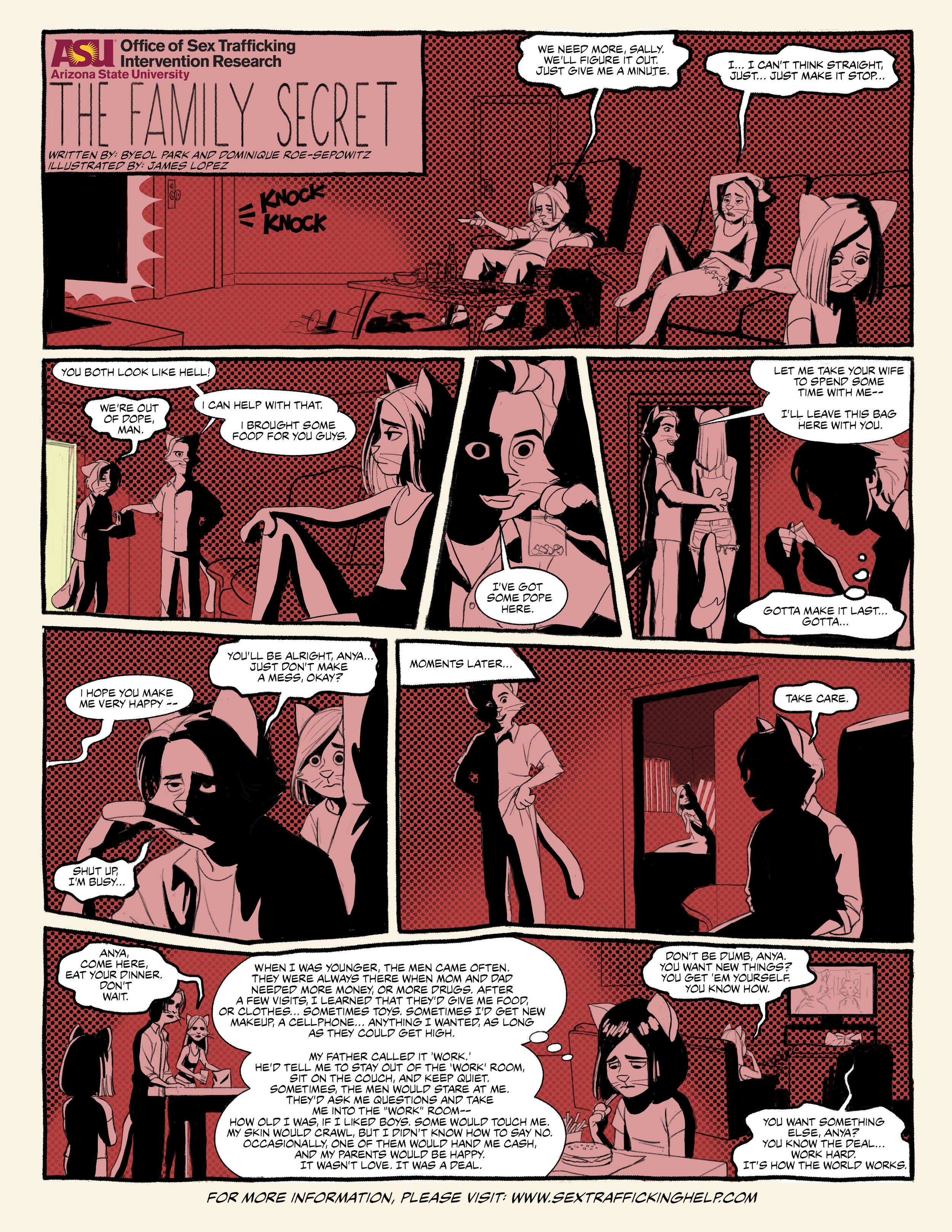 The Family Secret - Cat Comic Version pg 1
