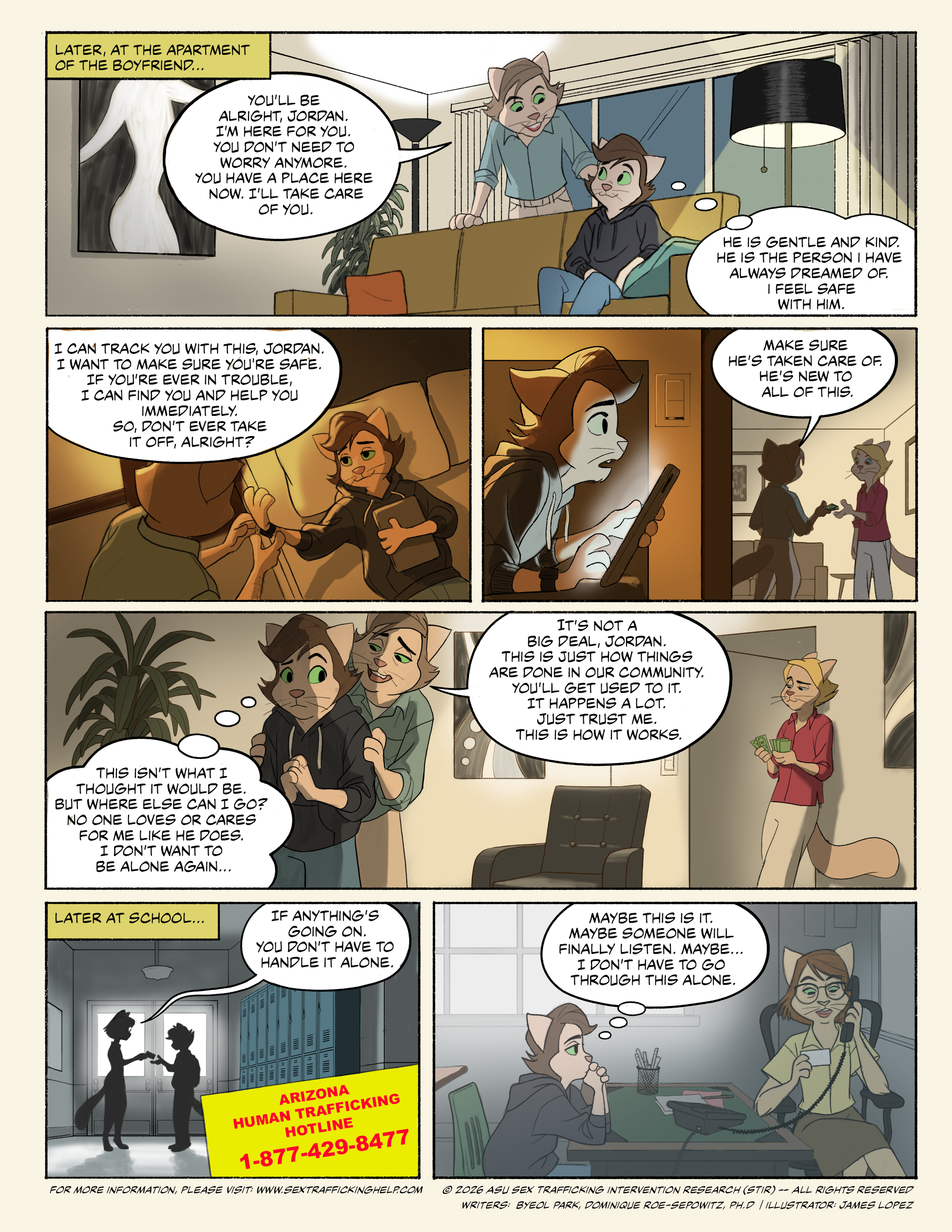 Looking for Somewhere Safe - Cat Comic Version page 2
