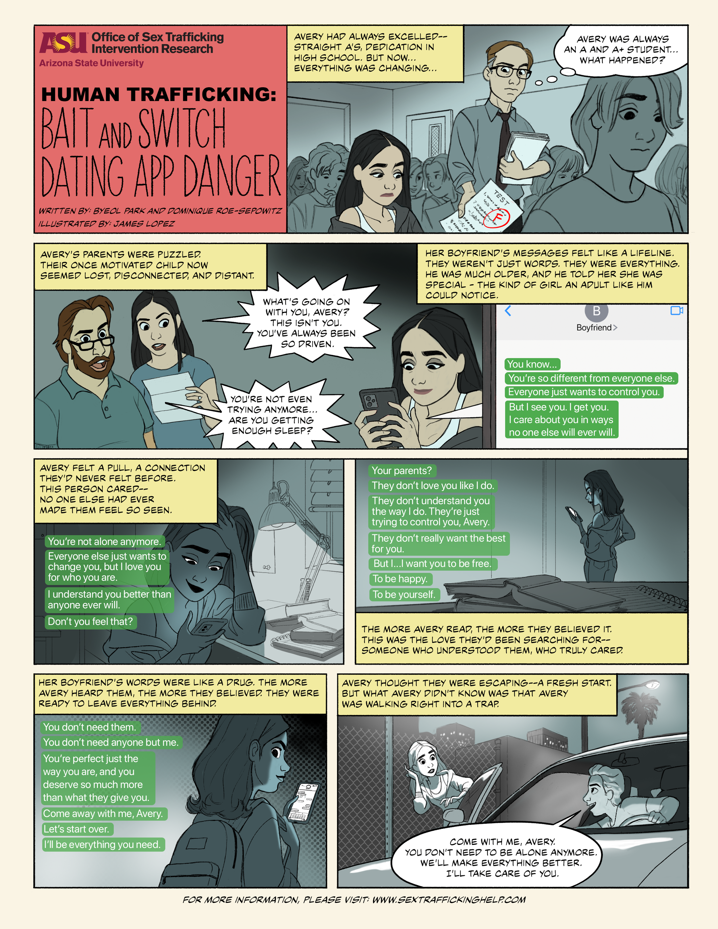 Bait and Switch, Dating App Danger - Human Version page 1
