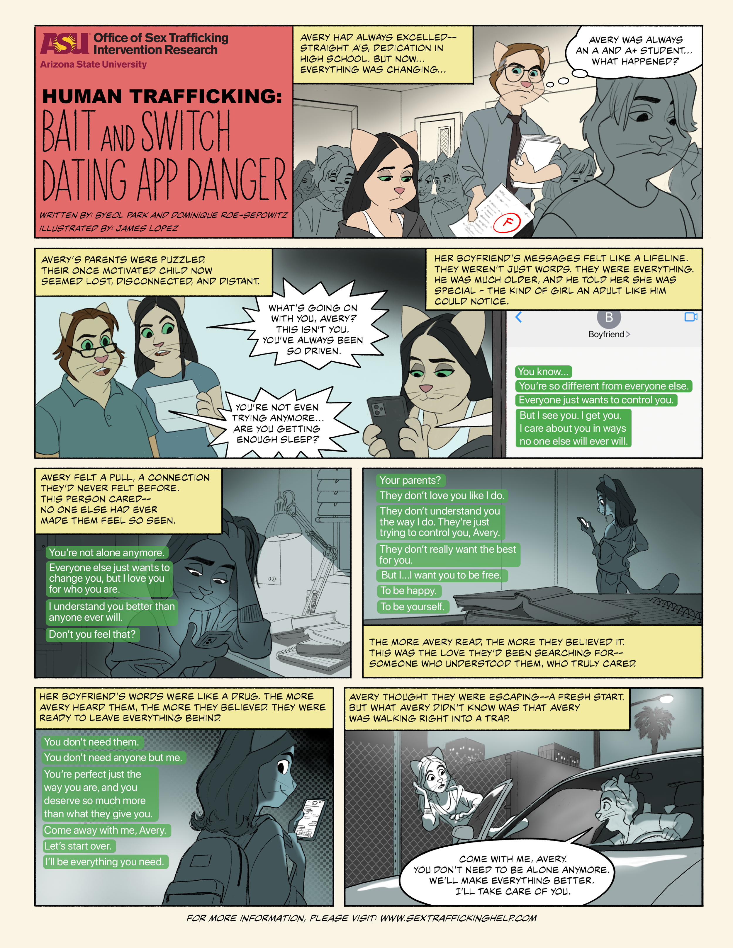 Bait and Switch, Dating App Danger - Cat Comic Version page 1