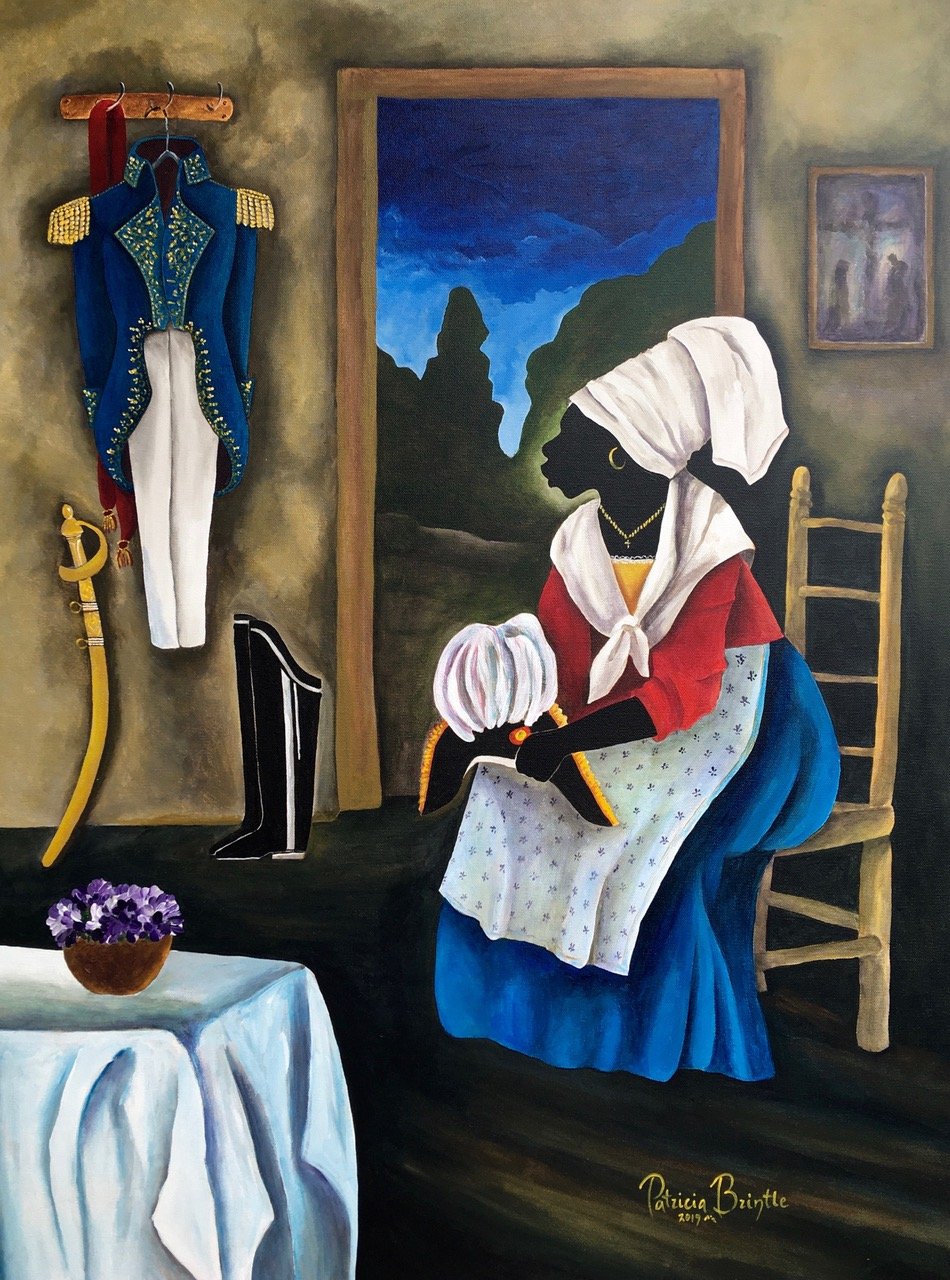 Patricia Brintle, 'Madame Dessalines (Merciful Intercession)' (2019). Acrylic on Canvas, 40x30 in.