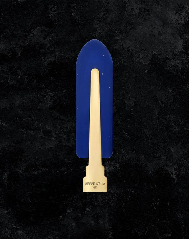Lapis lazuli clip | Gold