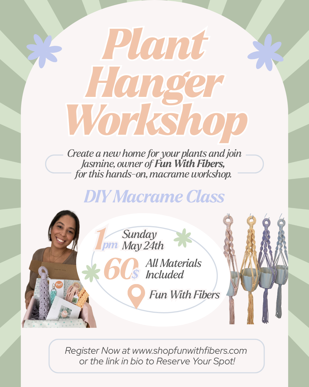 May Make & Take - Plant Hanger Workshop