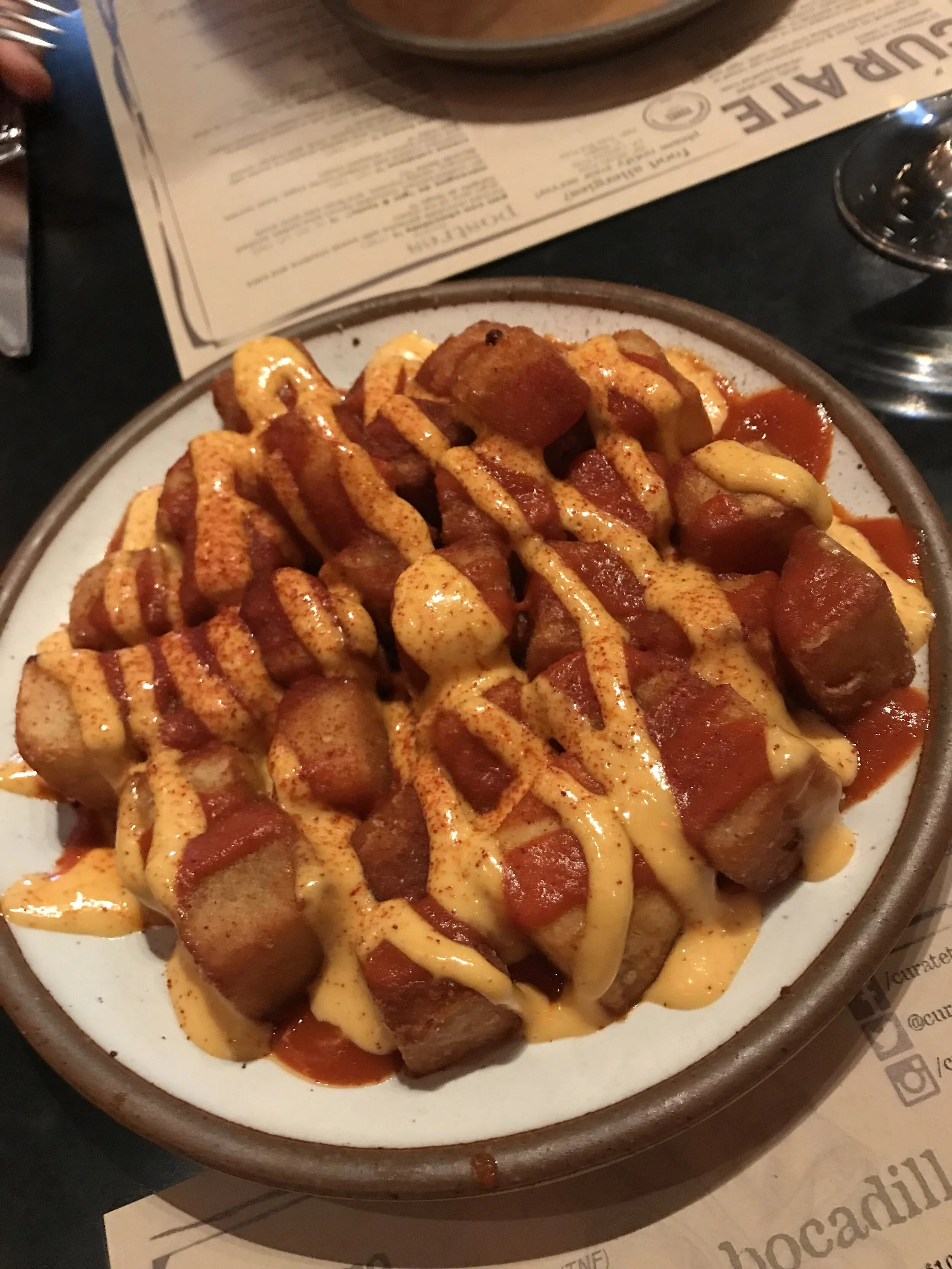 Patatas bravas, Curaté, Asheville, N.C.