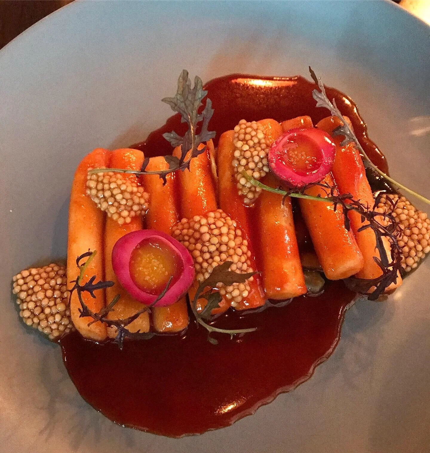 Shrimp cakes with gochujang aïoli, Jeong, Chicago