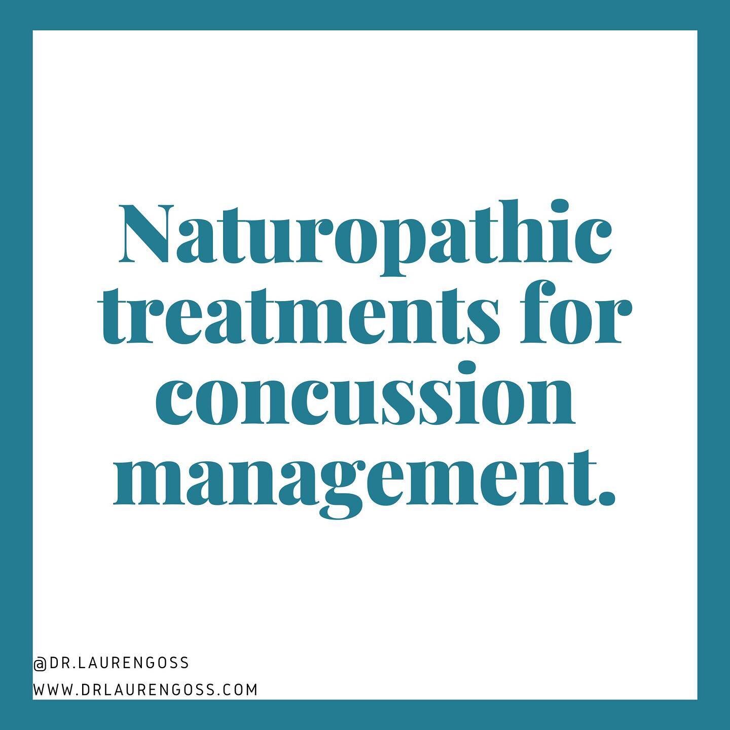Still going! Part 2: How naturopathic medicine can help support your concussion healing! Please get specific recommendations from your healthcare provider and reach out if you have any questions. **This is information, not medical advice**

🌿Support