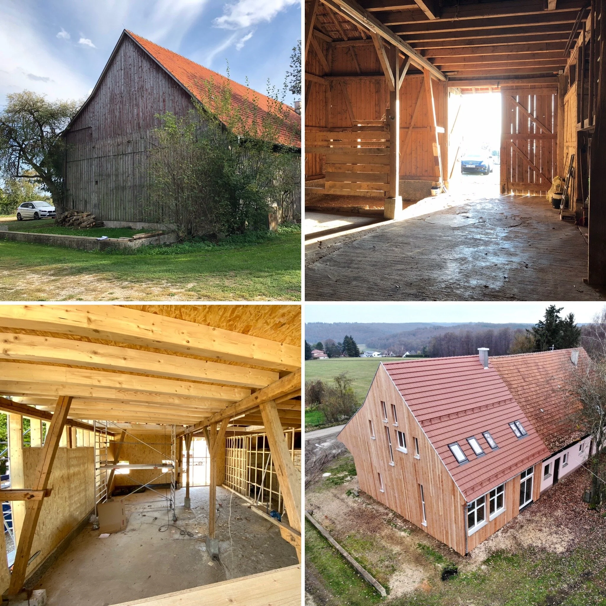 Umbau Scheune zum Wohnhaus