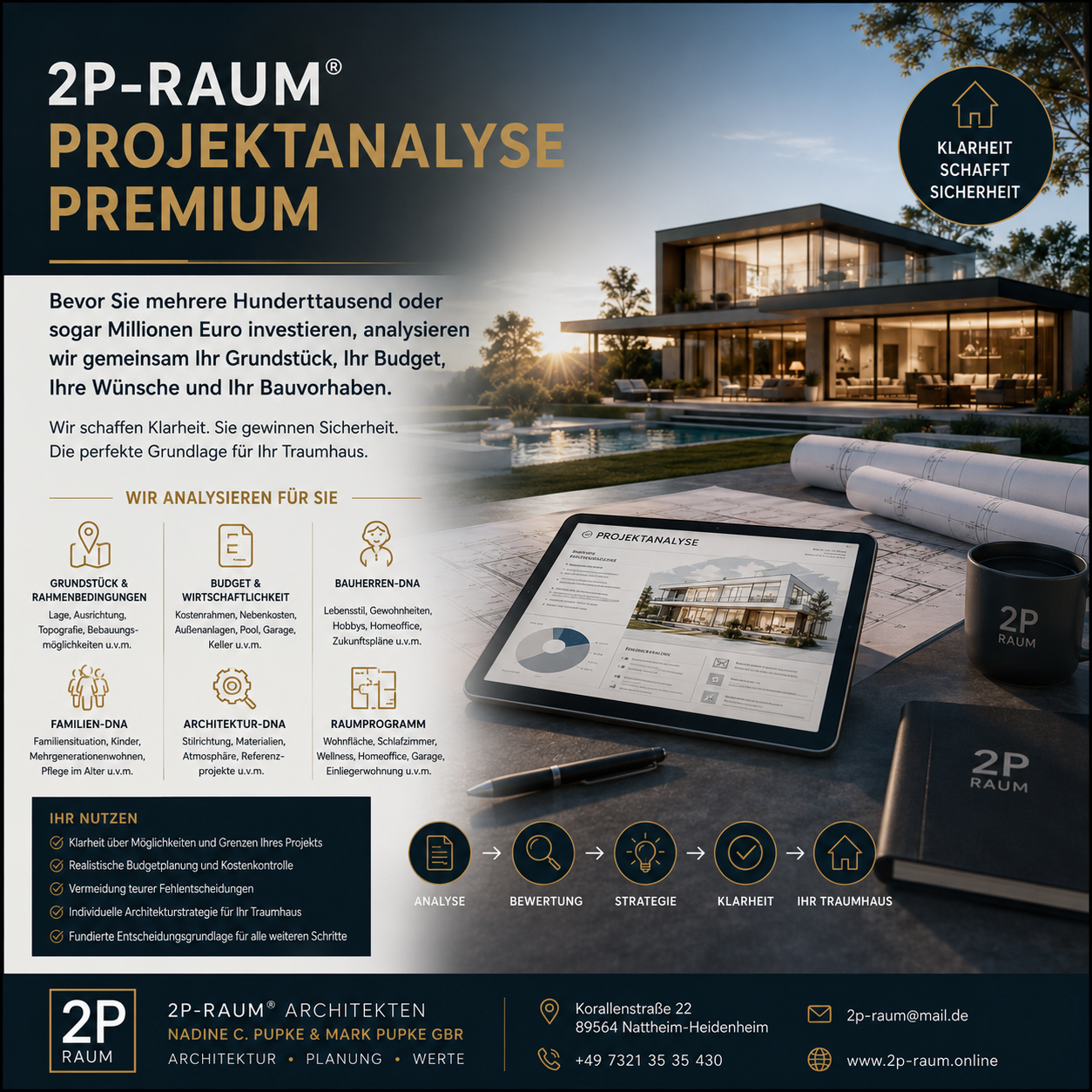 2P-RAUM® Projektanalyse Premium