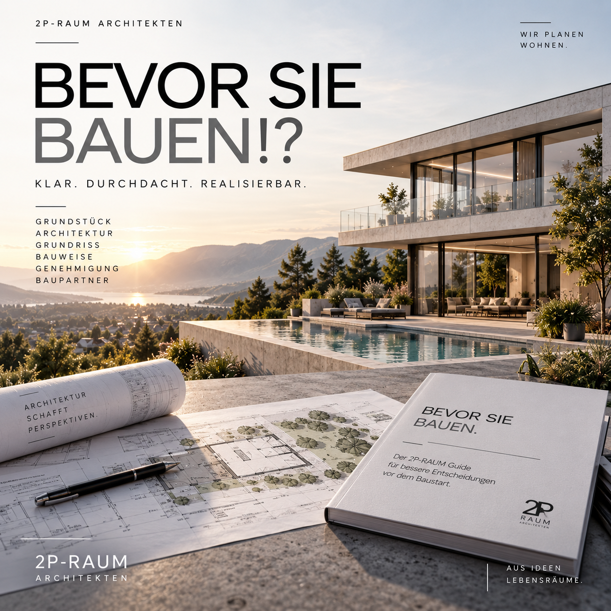 BEVOR SIE BAUEN