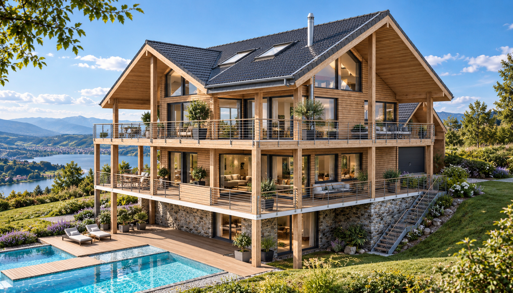 MODERNE DESIGNVILLA MIT POOL