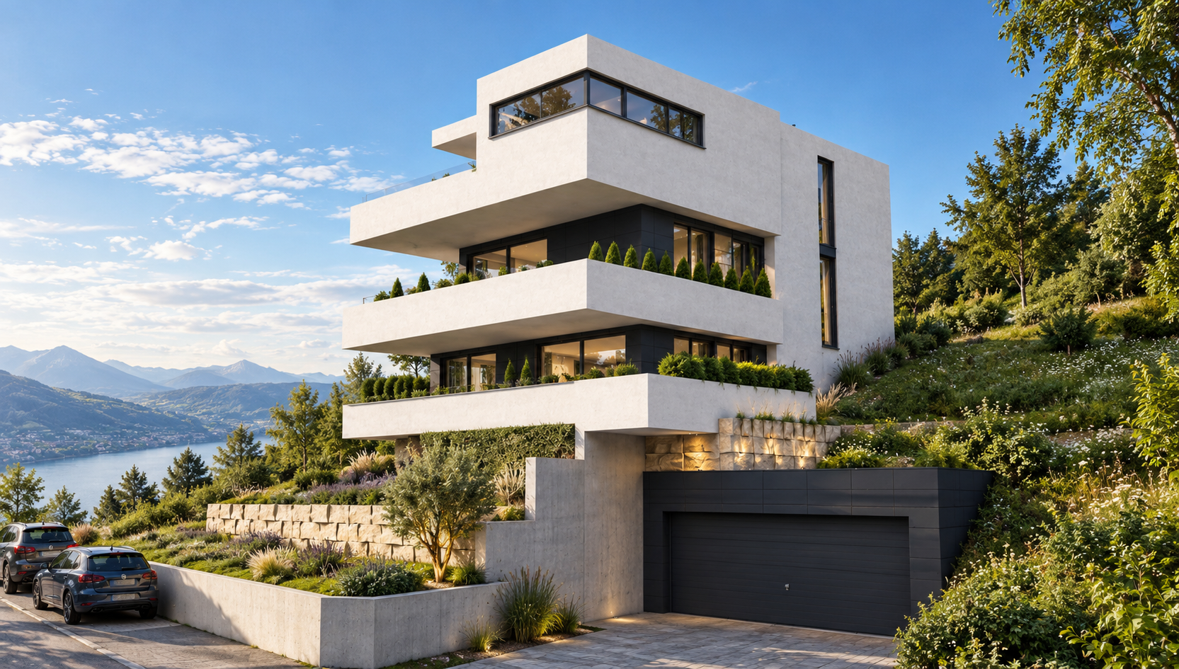 BAUHAUSVILLA – MODERNE ARCHITEKTUR TRIFFT EXKLUSIVES WOHNEN