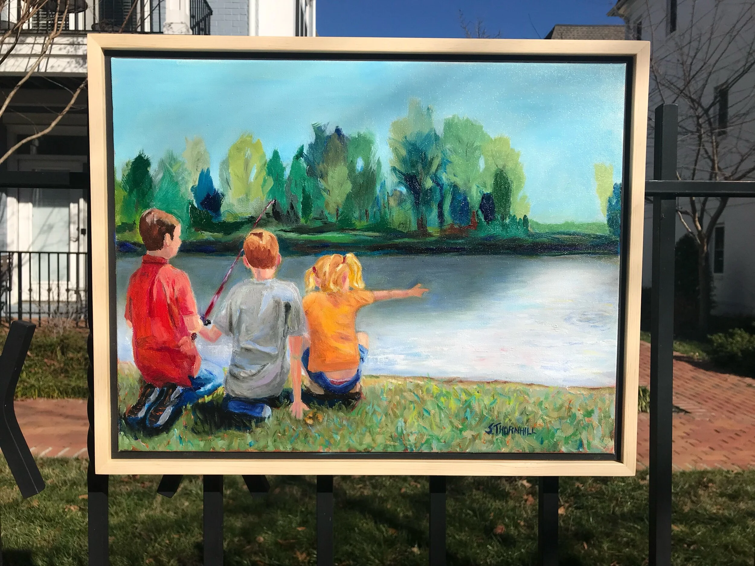 Kids playing OUTSIDE 