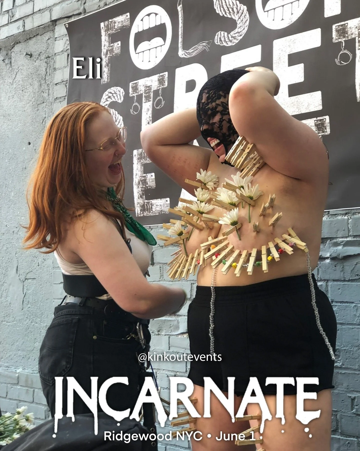 The INCARNATE Stage Crew is preparing the way for the evening's array of performances.

Eli @holdmecloserteenydancer is an NYC based multi-media producer, stage manager, and project manager. Outside of Incarnate, this switch can be found both backsta
