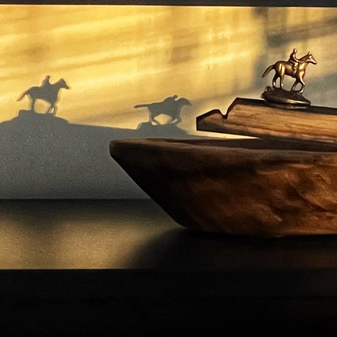 Horse play&hellip;in the shadows
➖
@blantons_bourbon