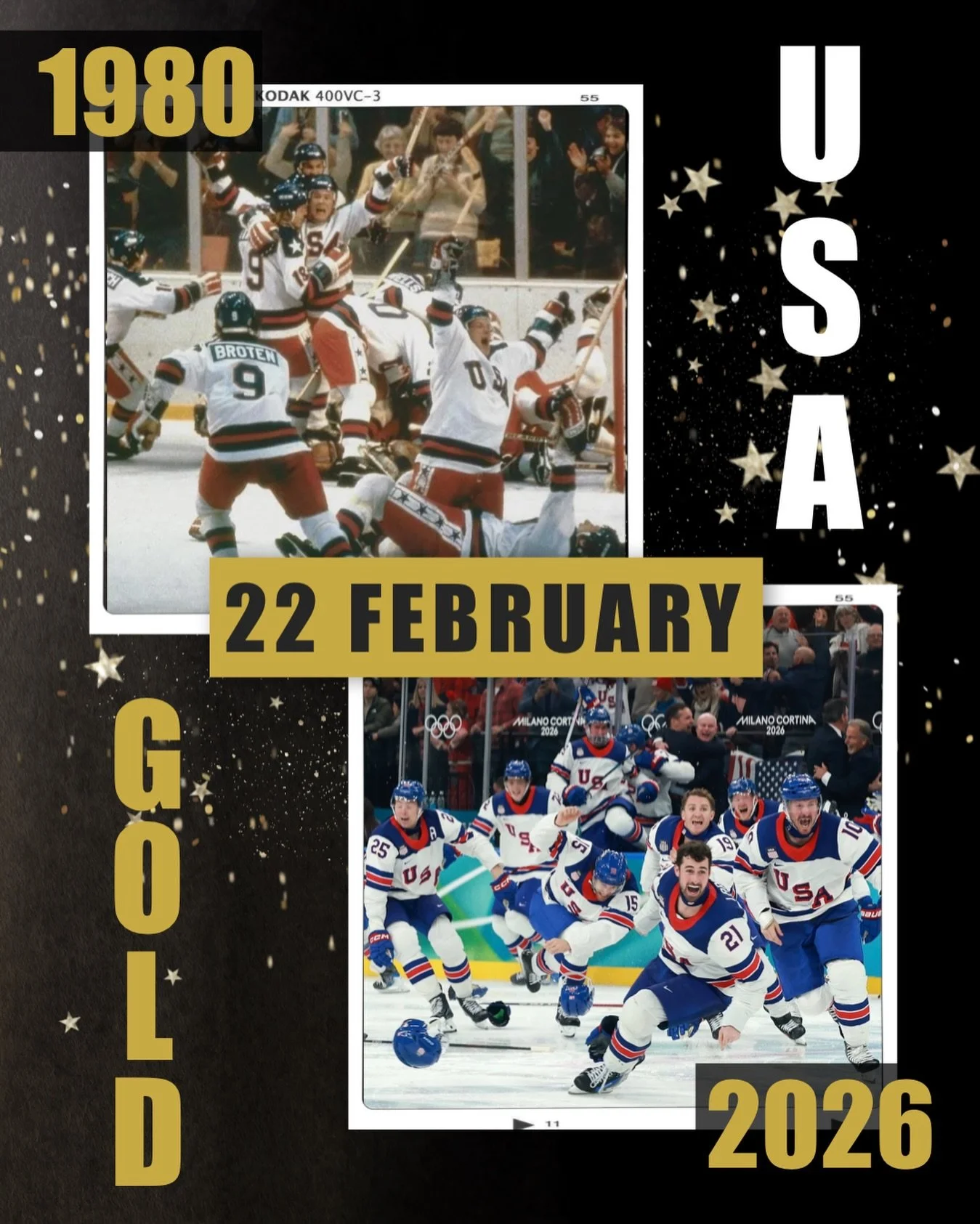 46 YEARS TO THE DAY!!
🇺🇸 USA WINS GOLD 🥇
➖
@usahockey @olympics @jackhughes