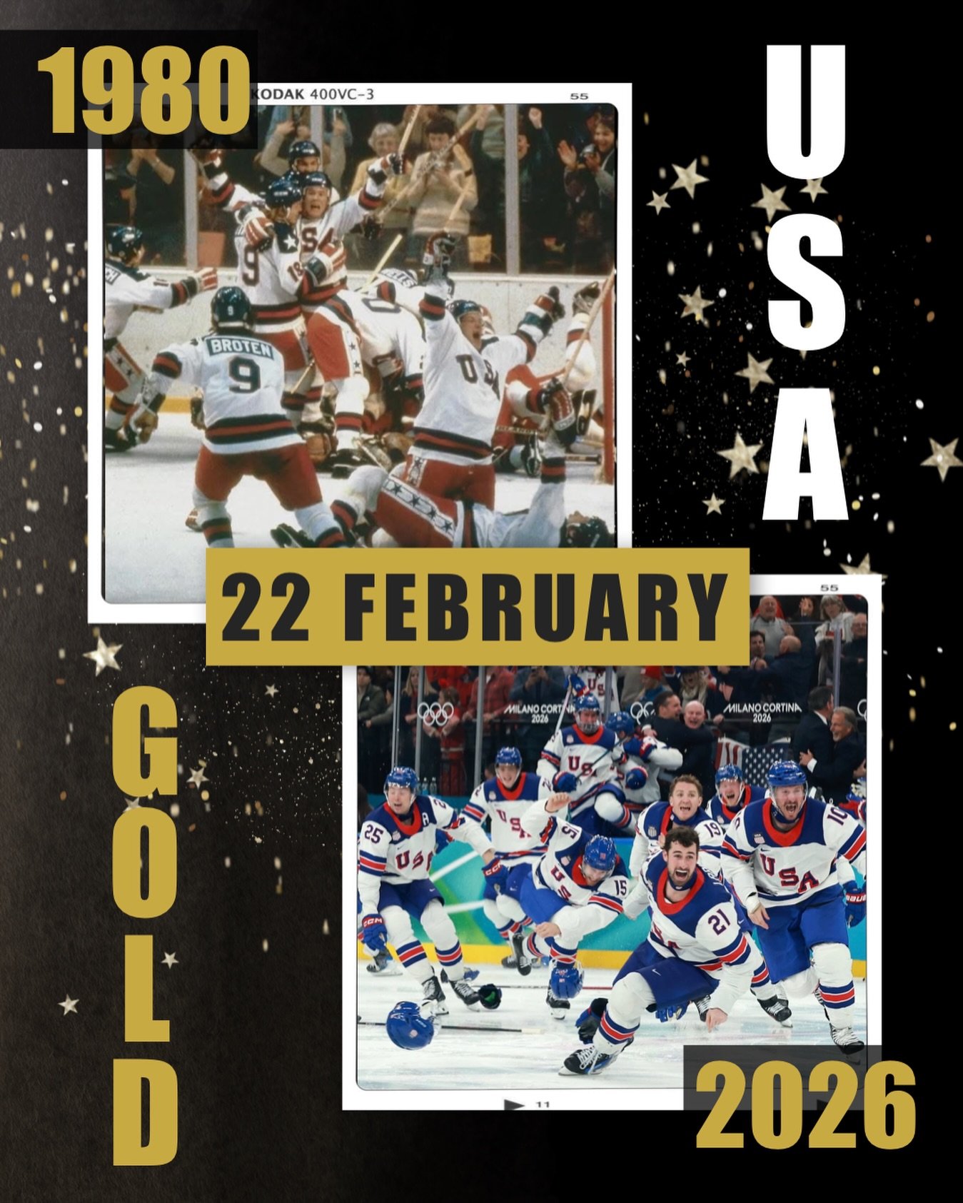 46 YEARS TO THE DAY!!
🇺🇸 USA WINS GOLD 🥇
➖
@usahockey @olympics @jackhughes