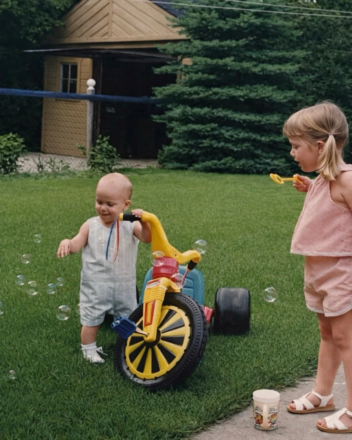 Happy National Siblings Day to the only one I&rsquo;ve got! 
Here&rsquo;s to you, Brew!
➖
And yes&hellip;I had a Big Wheel and I loved it.