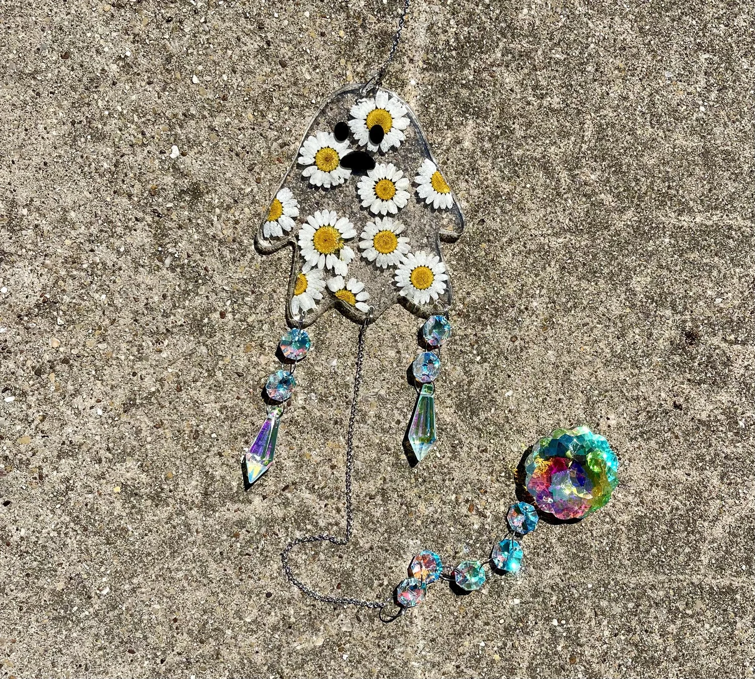 ★daisy★❤️ Women's Daisy Embroidered Rider™ Short | White Denim | Lee®