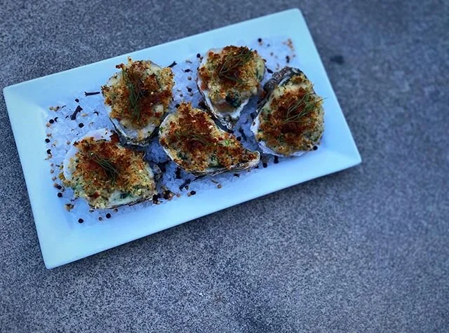 Oysters 🦪 Rockefeller #delicious #special #195americanfusion #eatlocal #oystersrockefeller