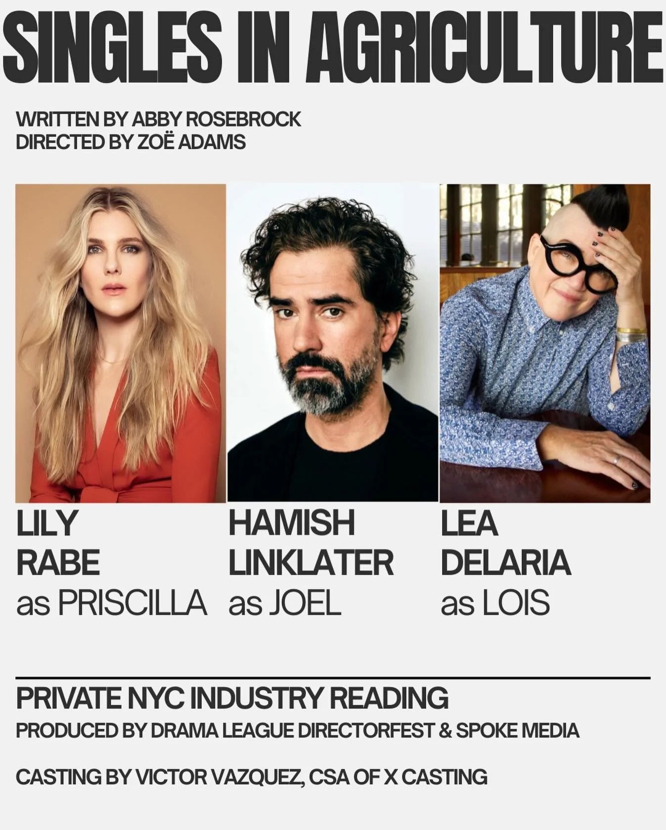 SINGLES IN AGRICULTURE
Written by @abbyrosebrock 
Directed by @brings_the_magic 

Trying her luck at an annual dating convention for farmers, a South Carolina army widow who loves Modern Family and talks to her goats angles for romance with an Oklaho