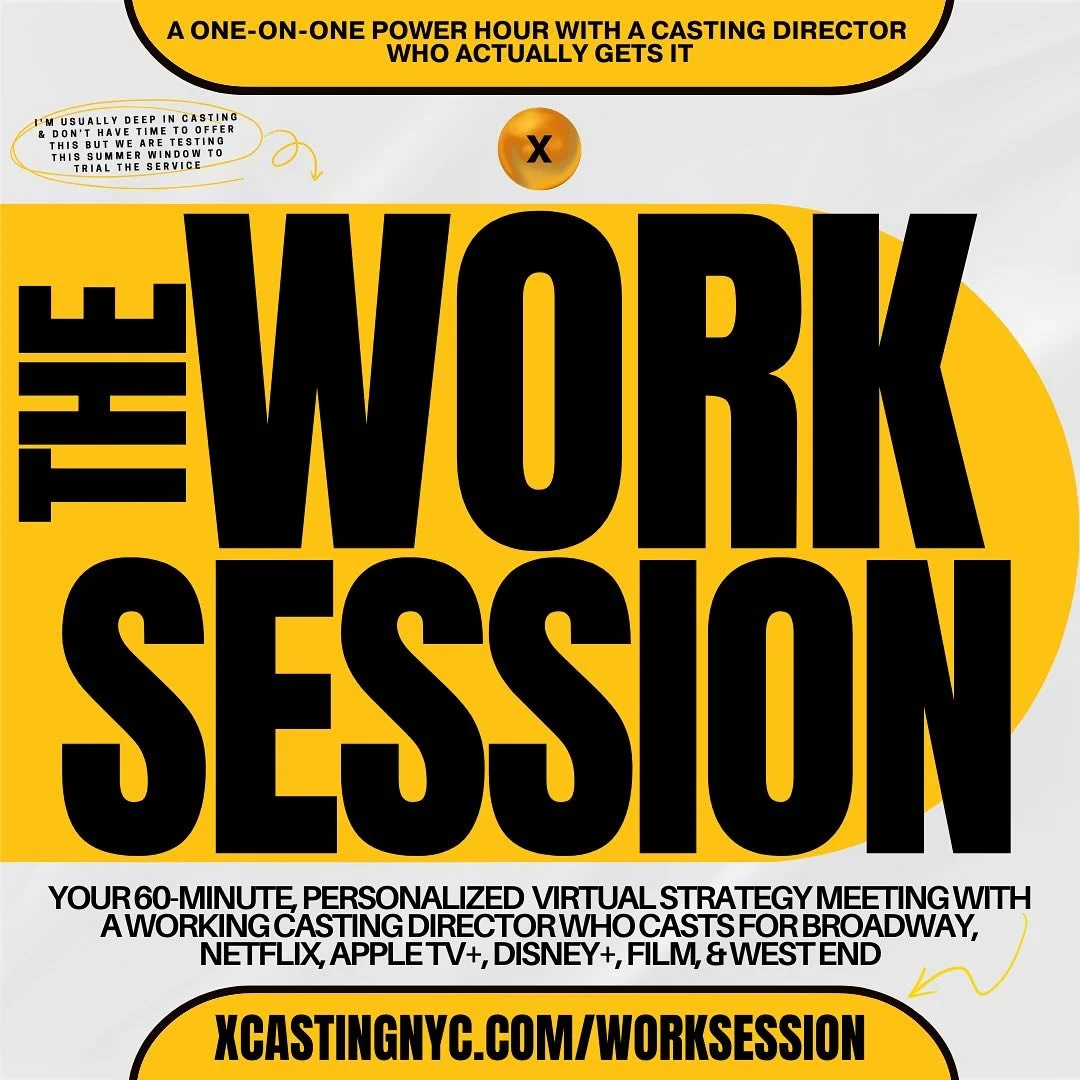 🎬 THE WORK SESSION is officially open: A one-on-one power hour with a Casting Director who actually gets it.

Actors &mdash; it&rsquo;s time to take the guesswork out of your game.

THE WORK SESSION is a 60-minute, personalized strategy session with