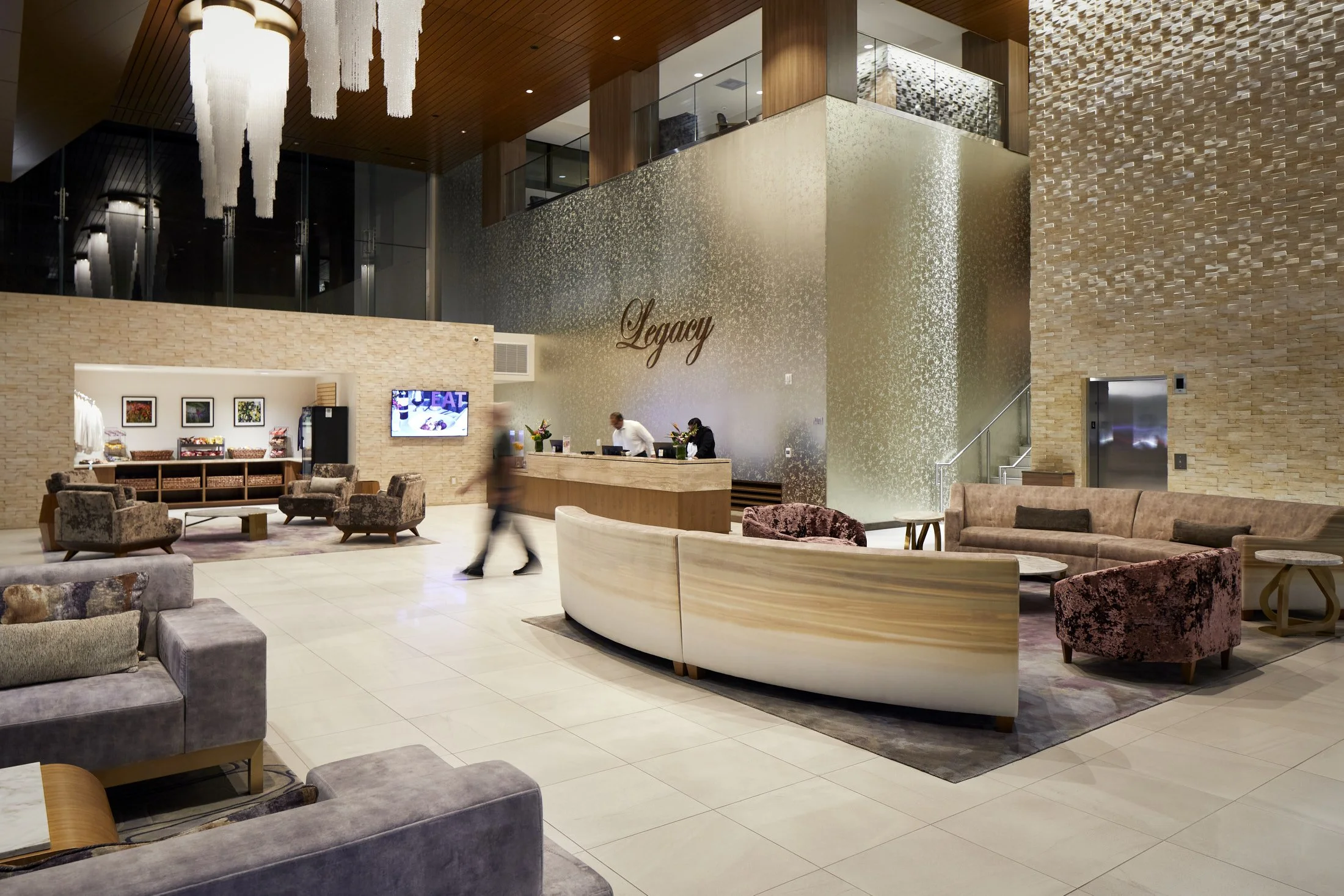 Legacy Hotel Resort & Spa lobby, hospitality photography