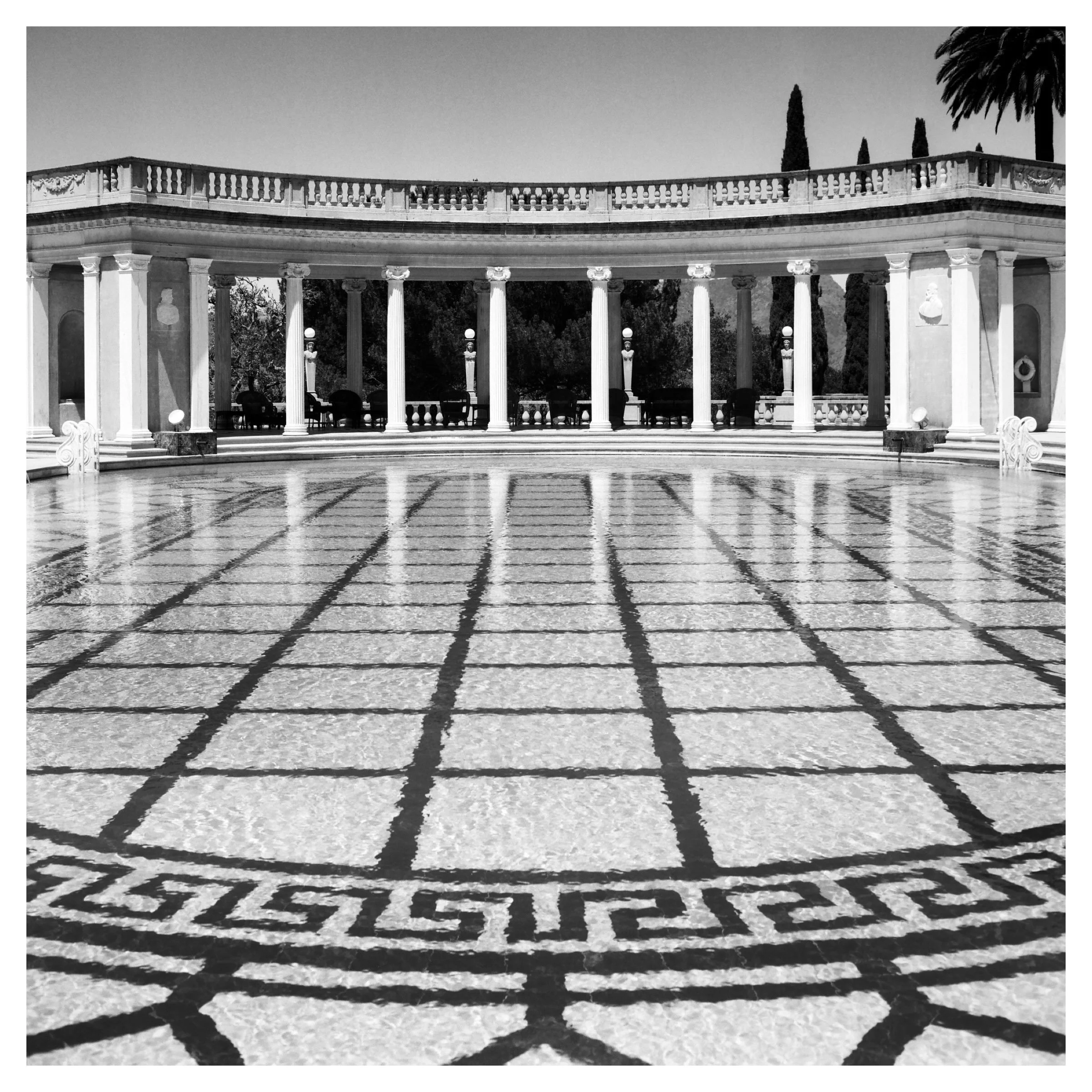 Took my 70-yr-old Rolleiflex (3.5F) on my recent Central Coast road trip with Liam. Got my negatives back (thank you, @safelightlabs for an amazing dev job!) and here are a few architecture shots [swipe!] from Hearst Castle. I did my best to make it 