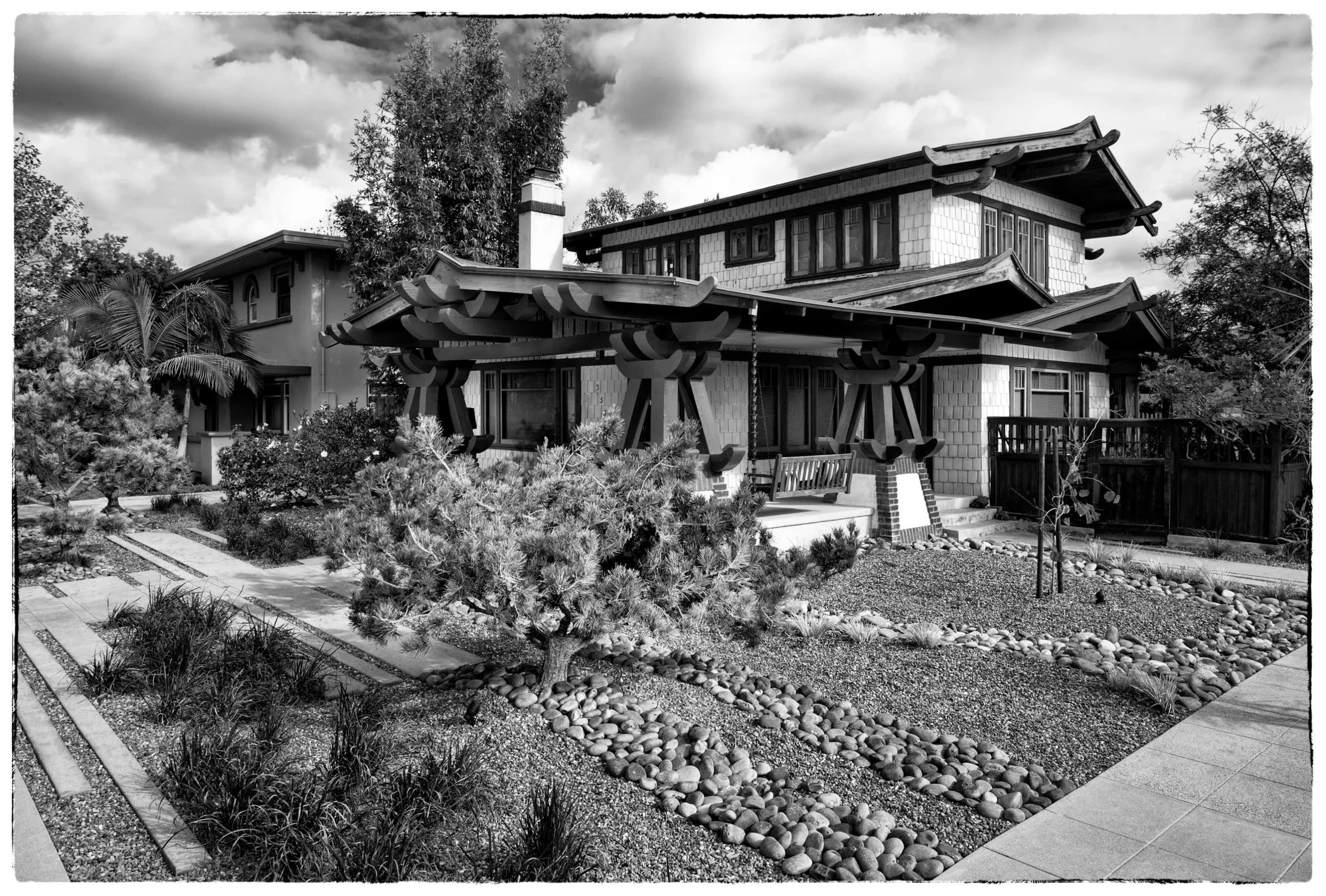 San Diego history nerds! Years ago, I photographed a house in North Park for a Landscape Architect client. I shot it, but at the time I didn&rsquo;t really know what I was looking at. This house was built in 1915 by David Owen Dryden, a self-taught b