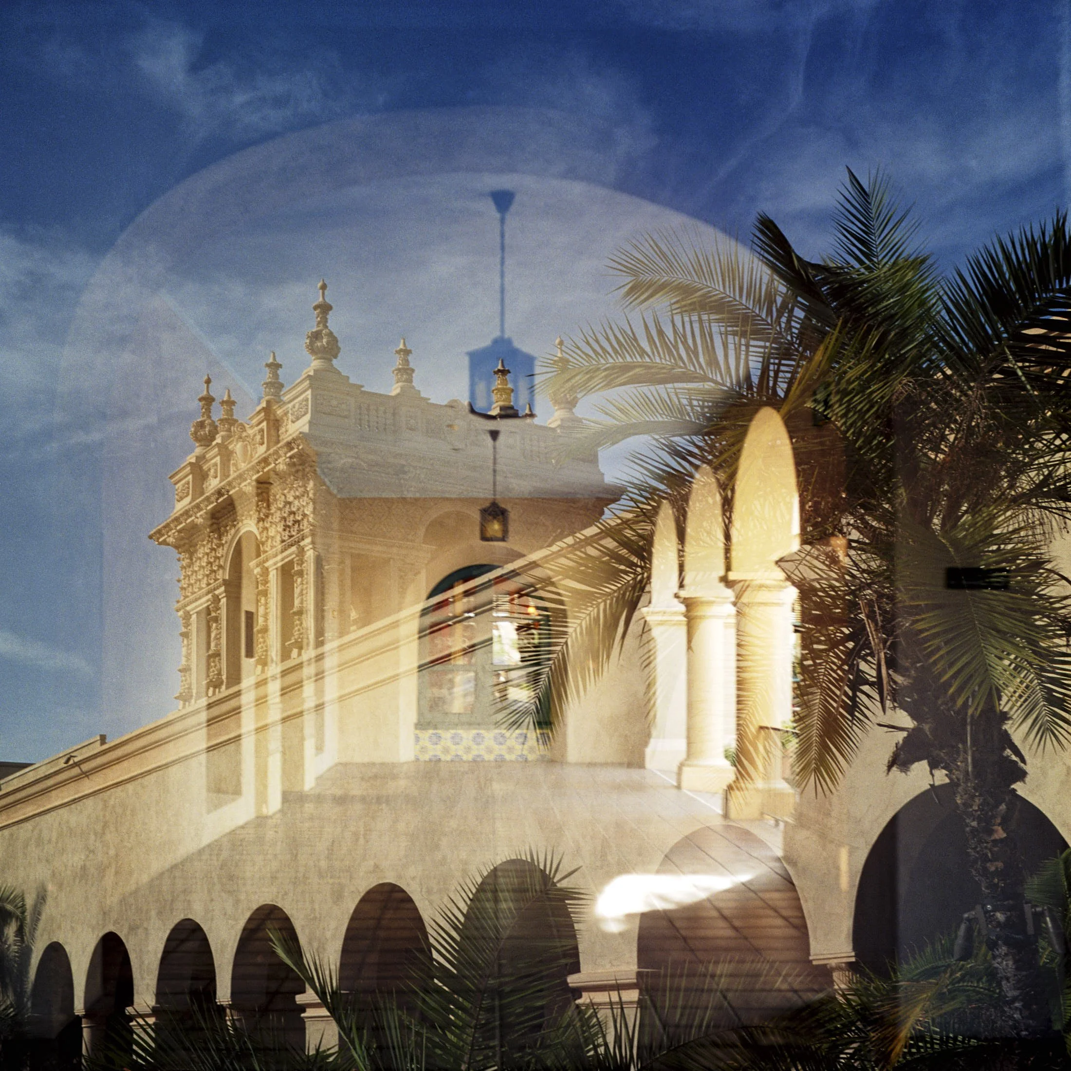San Diego Balboa Park film double exposure