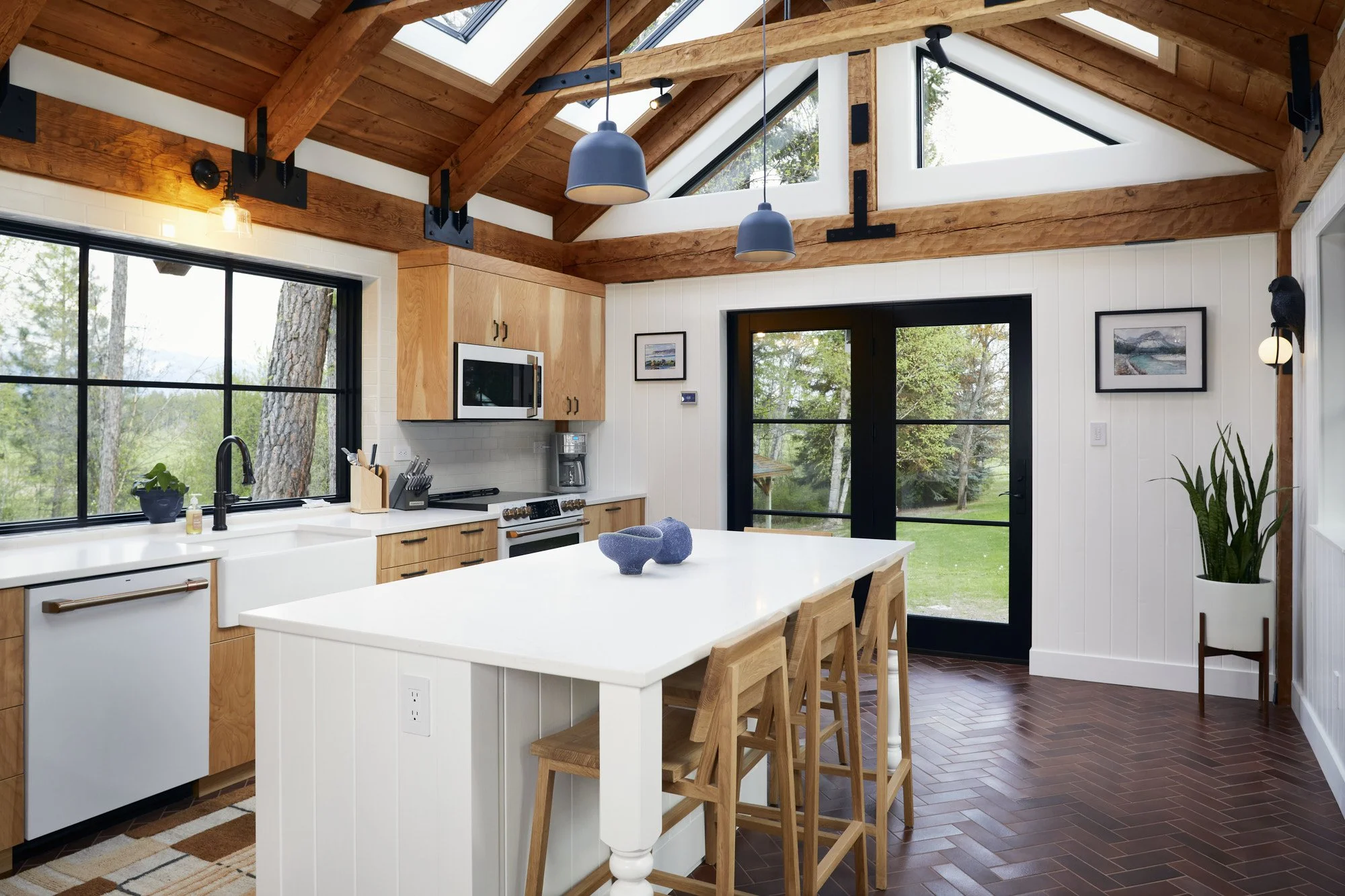 Whitefish, Montana custom kitchen. Carrie Chisholm Designs