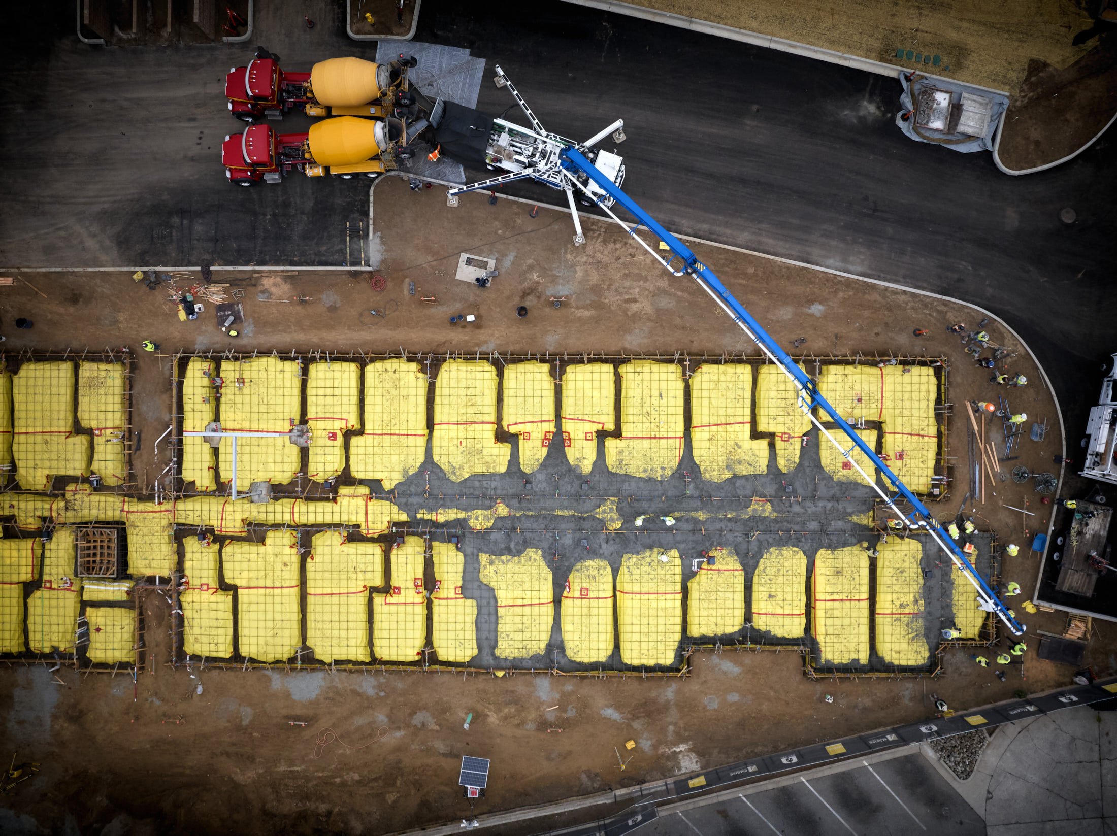 Alvarado slab pour, Fallbrook, California, Allgire General Contractors