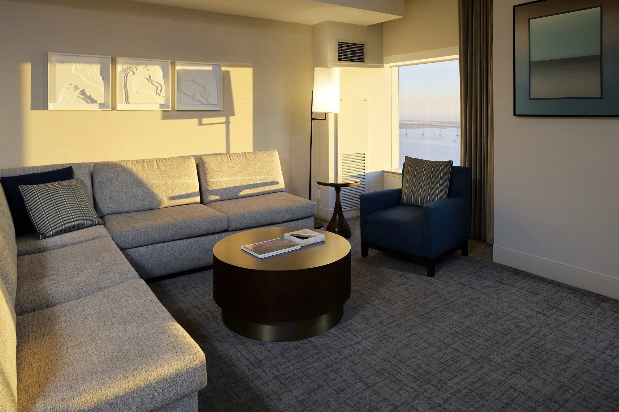 Hilton San Diego Bayfront View Suite sunset