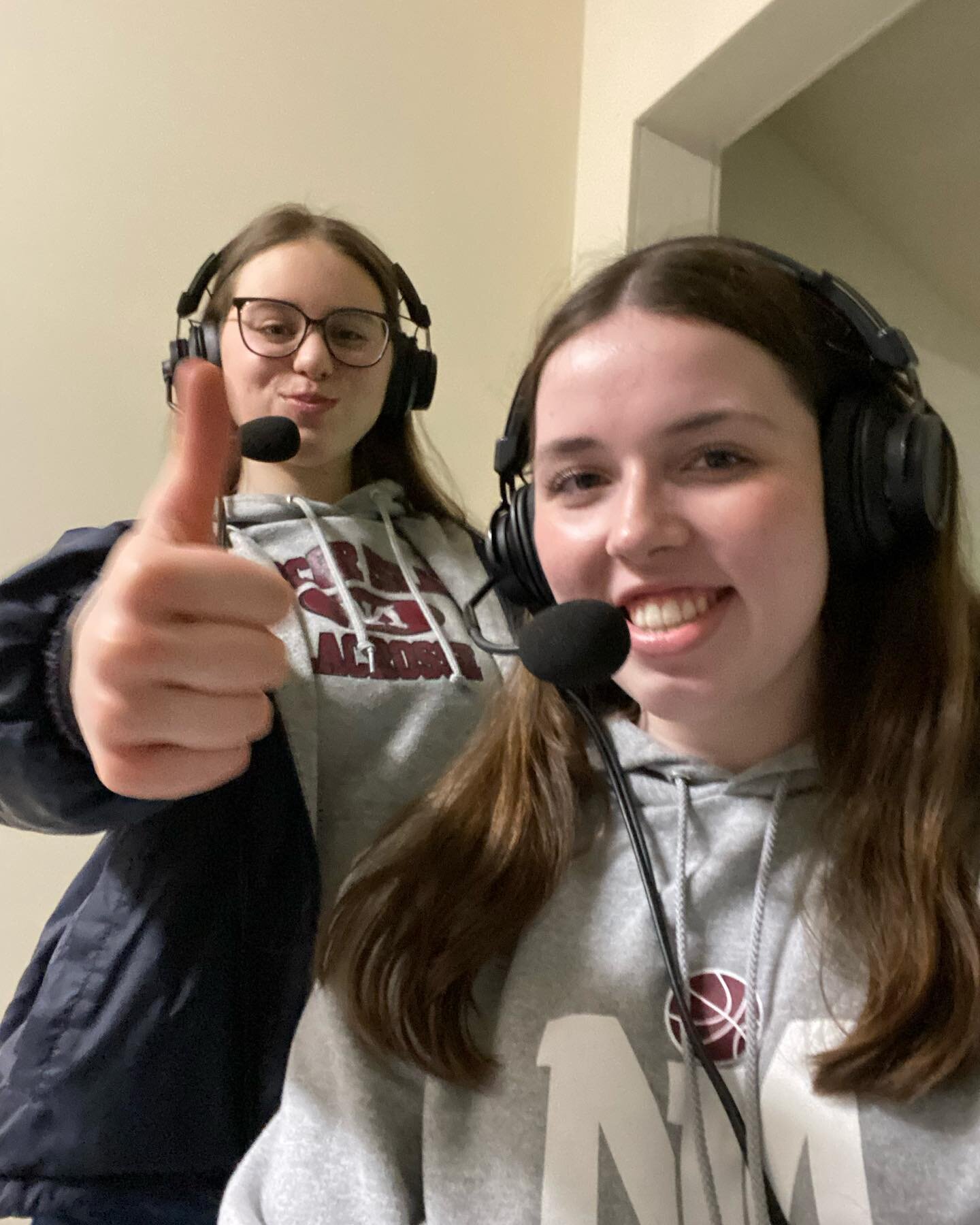 Annabelle and Sophie are ready for the Girls Lacrosse game! Are you? Tune into KMIH 88.9 The Bridge NOW for live play by play of the miglax game against mount si!!