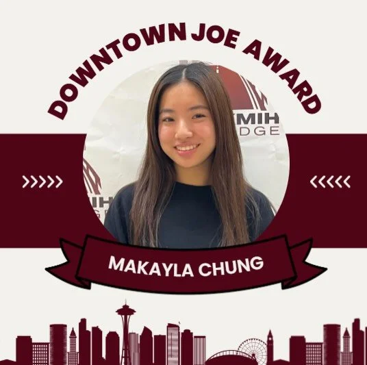 This week&rsquo;s Downtown Joe Awards go to Makayla Chung (INTRO) &amp; Ava Chastain (ABRO)! Makayla always brings an amazing attitude to class and recently worked on an interview about basketball with her older brother. She put a ton of awesome work