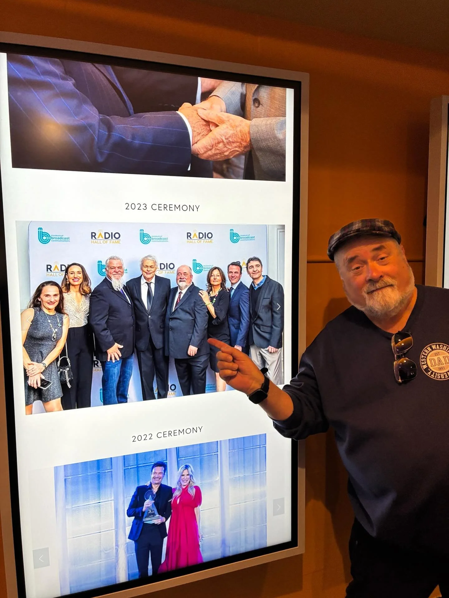 Our very own Joe Bryant, who is taking some much needed time off this school year, went on a visit to the Radio Hall of Fame in Chicago &hellip; and found himself!! We miss you Joe! 🤗🤗

#halloffame #radio #broadcasting #seattle #washington