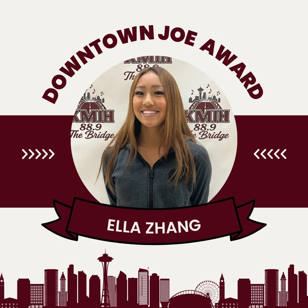 Congrats to Ella &amp; Marco for earning the Down Town Joe award (student of the week)! 🥳🥳

-Marco Di Re! Marco has been incredibly helpful with teaching students how to go LIVE on the airwaves, a task that is not easy. Marco always has a calm, coo