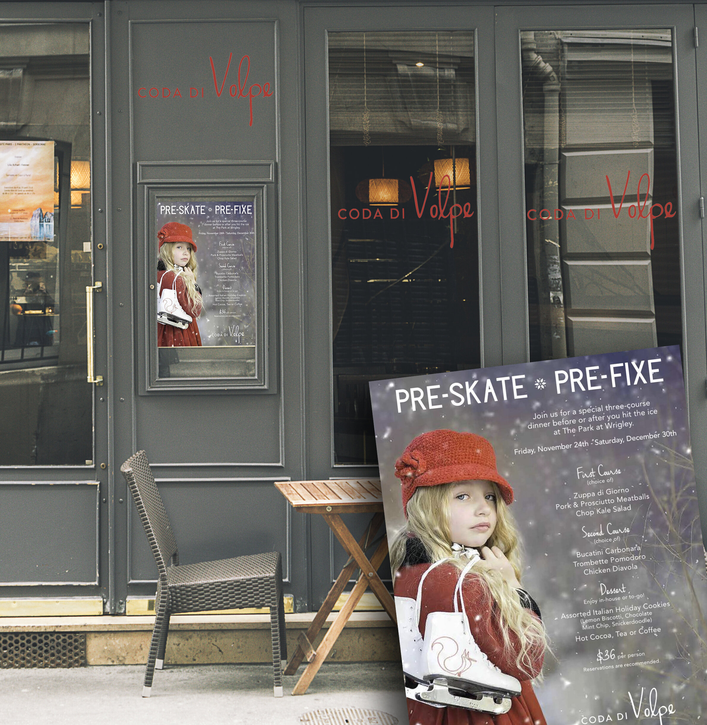Coda di Volpe Event Signage