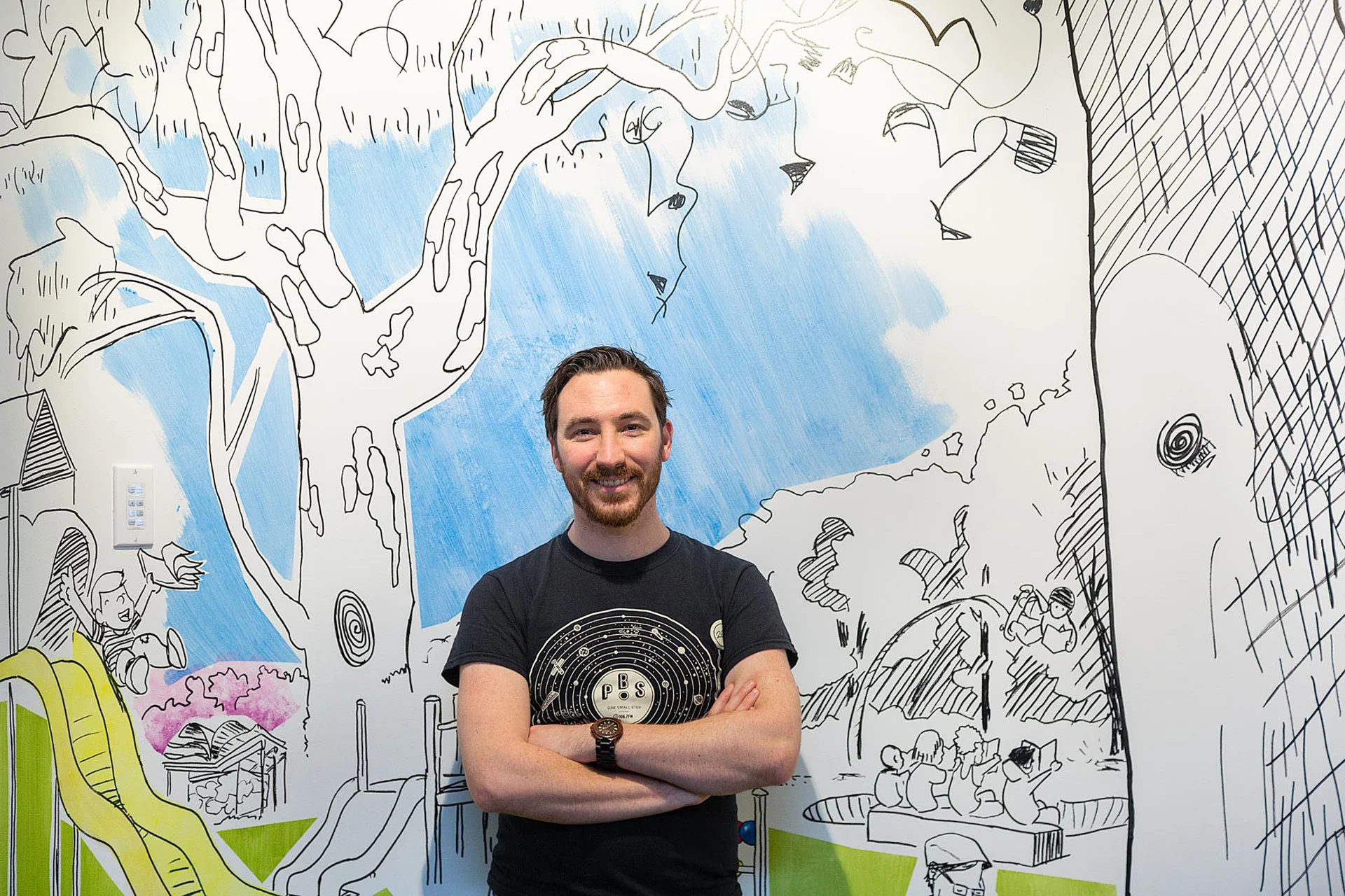 Panoramic Mural for Children's Library