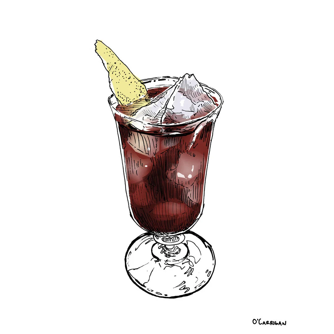 American Cocktail Illustration