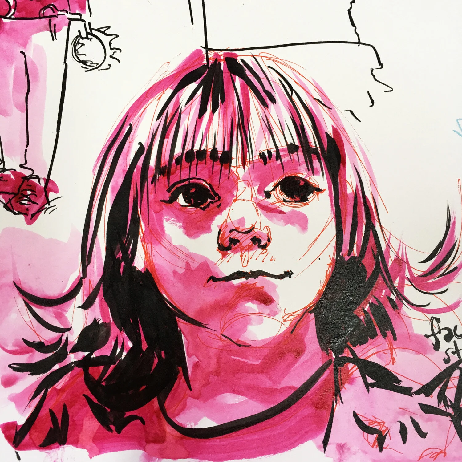 Character studies for a children's book manuscript pitch.