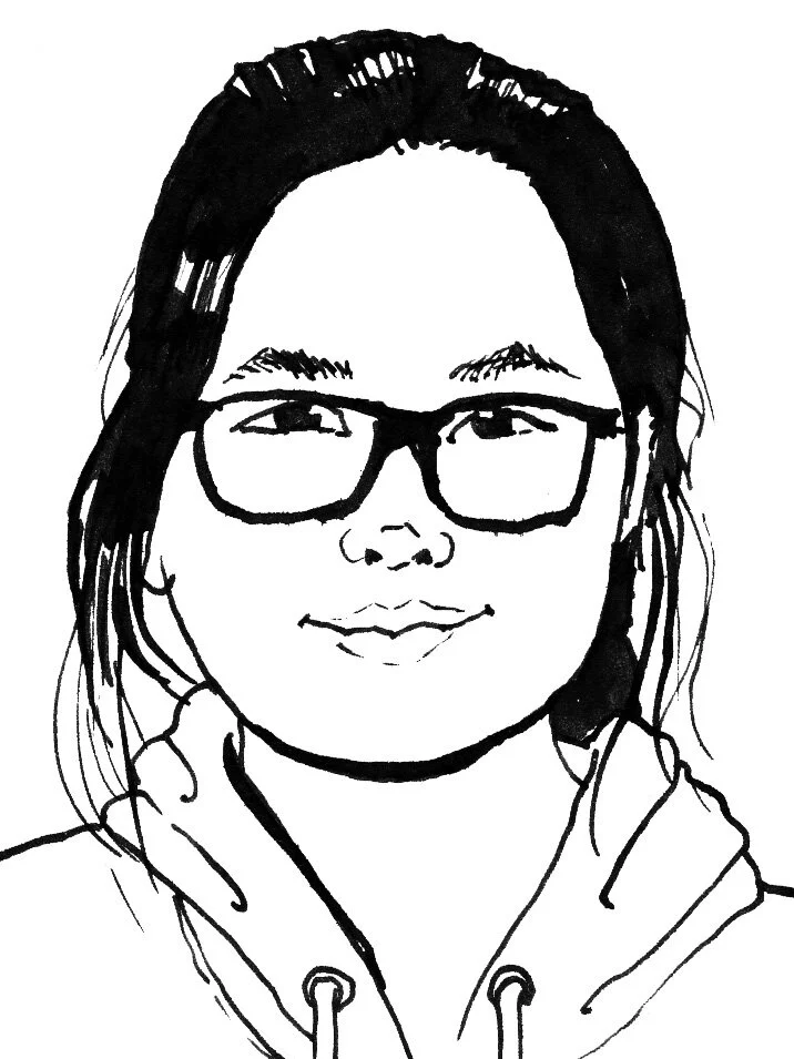 A portrait of one of the young editors of Early Harvest magazine Issue 6, 2017.