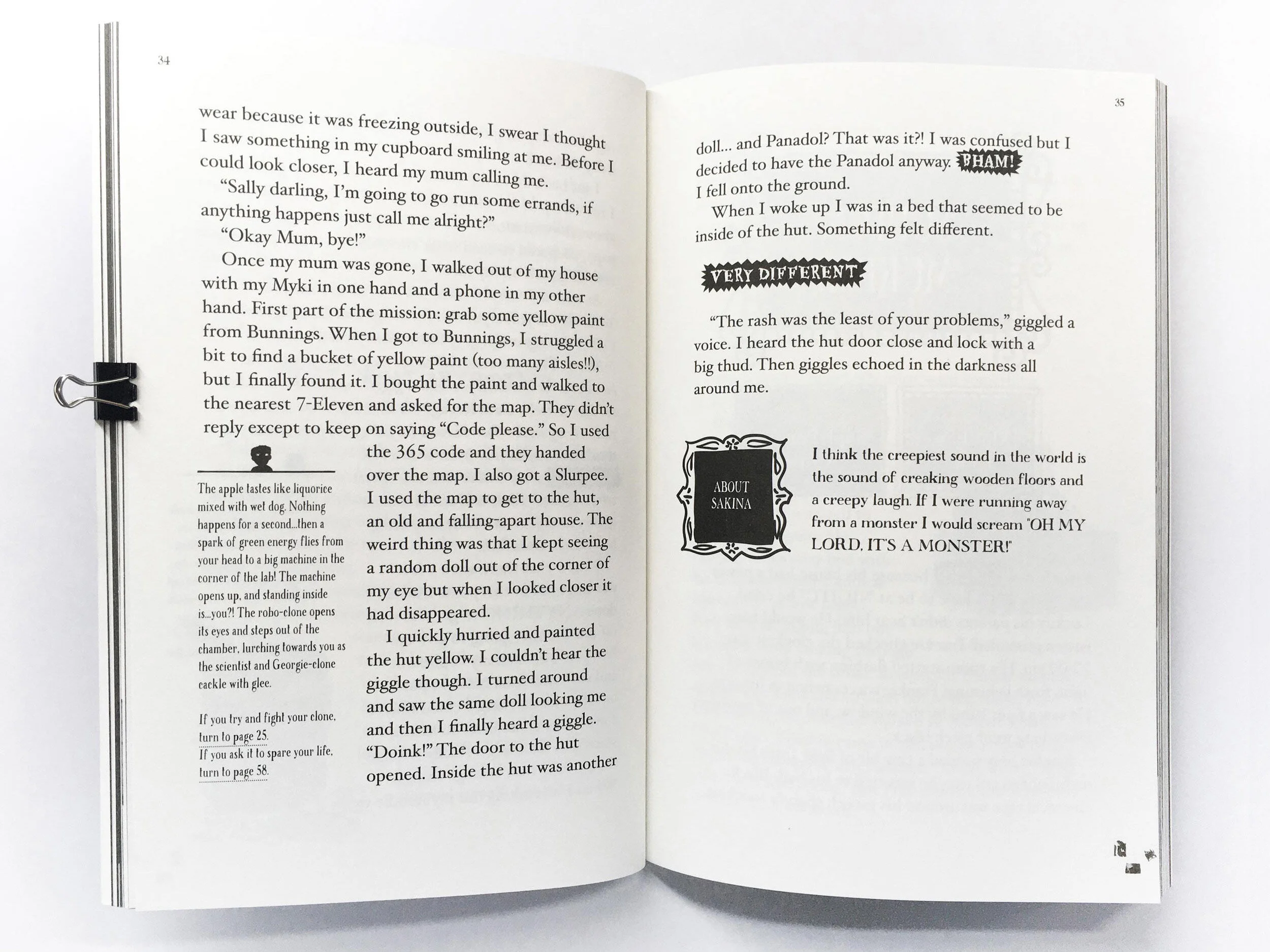 'The Rash', written by Sakina Jafari, illustrated by Simon O'Carrigan, in 'The Sound Of The Dark' 