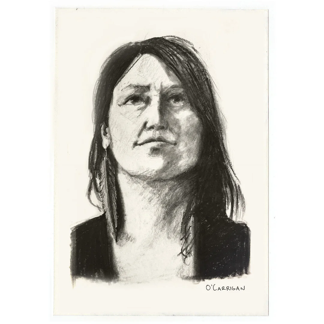 A portrait illustration by Simon O'Carrigan. (Copy)