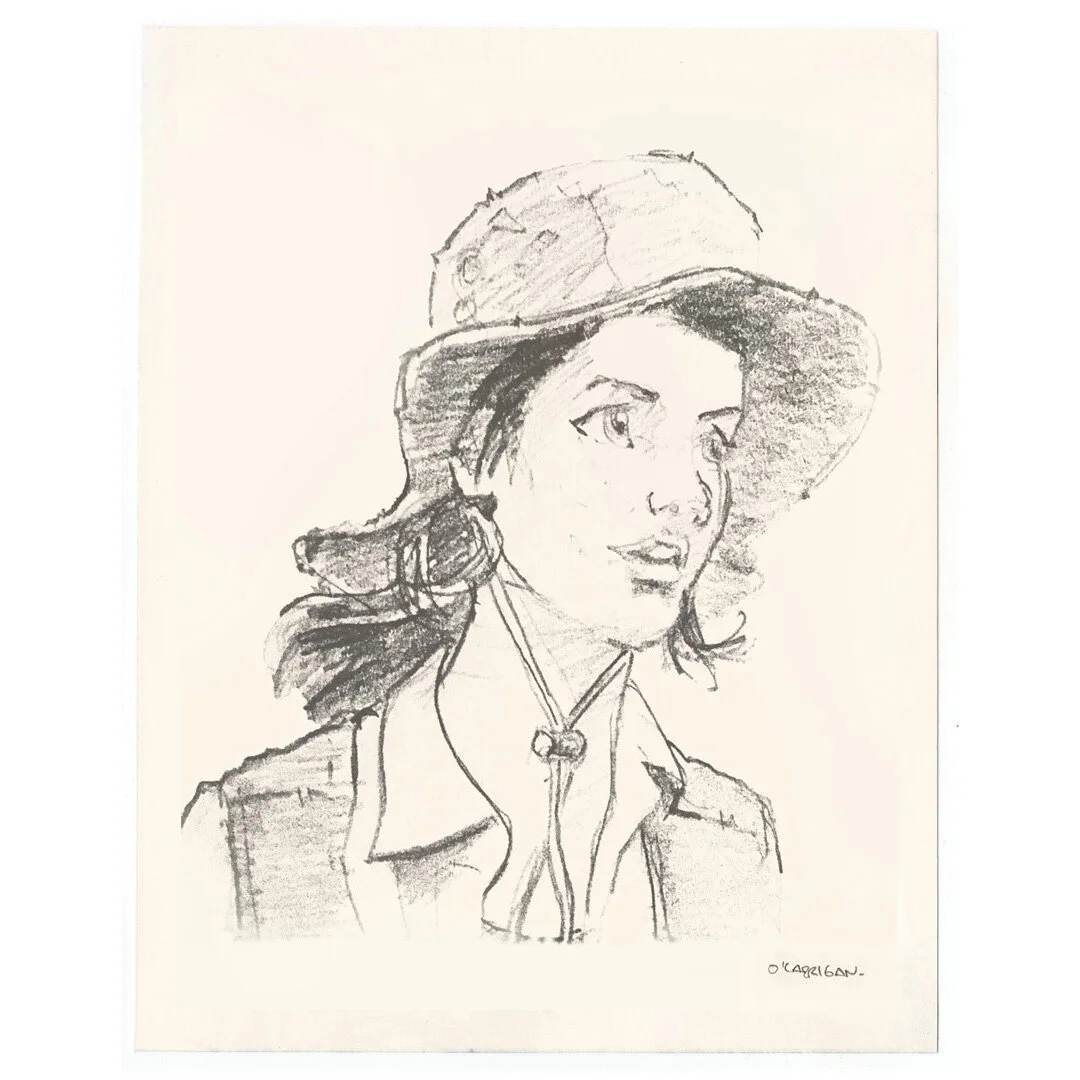 A portrait illustration by Simon O'Carrigan. (Copy)