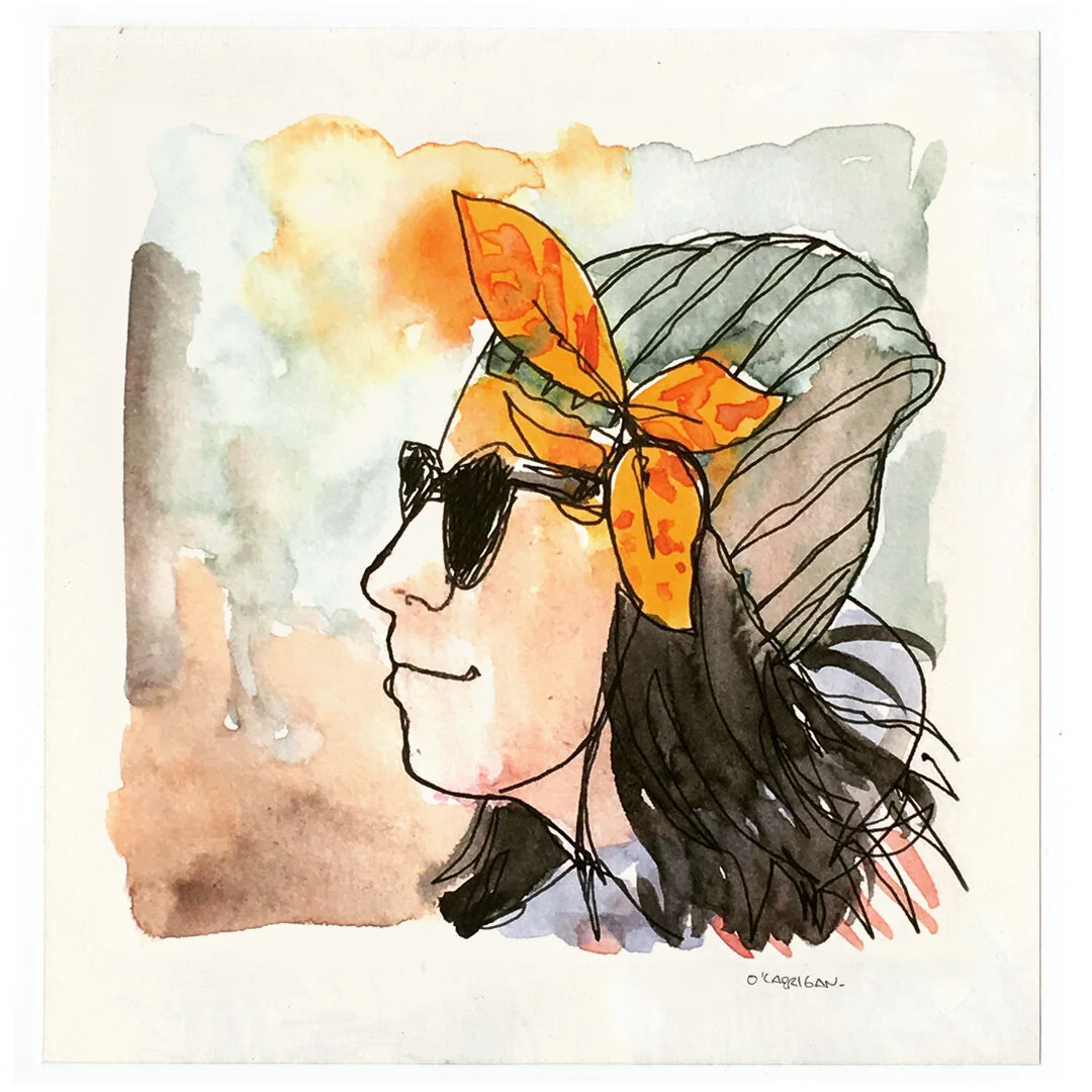 A portrait illustration by Simon O'Carrigan. (Copy)