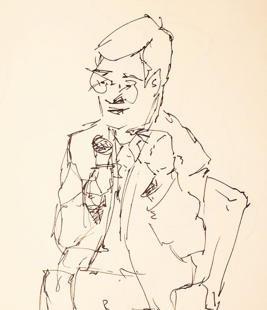  From a sketchbook by Simon O'Carrigan © Simon O'Carrigan 2022.