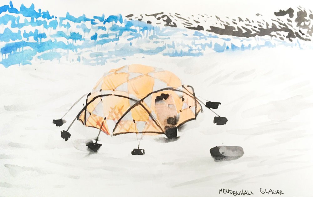 Mendenhall Glacier, Alaska. © Simon O'Carrigan, 2022