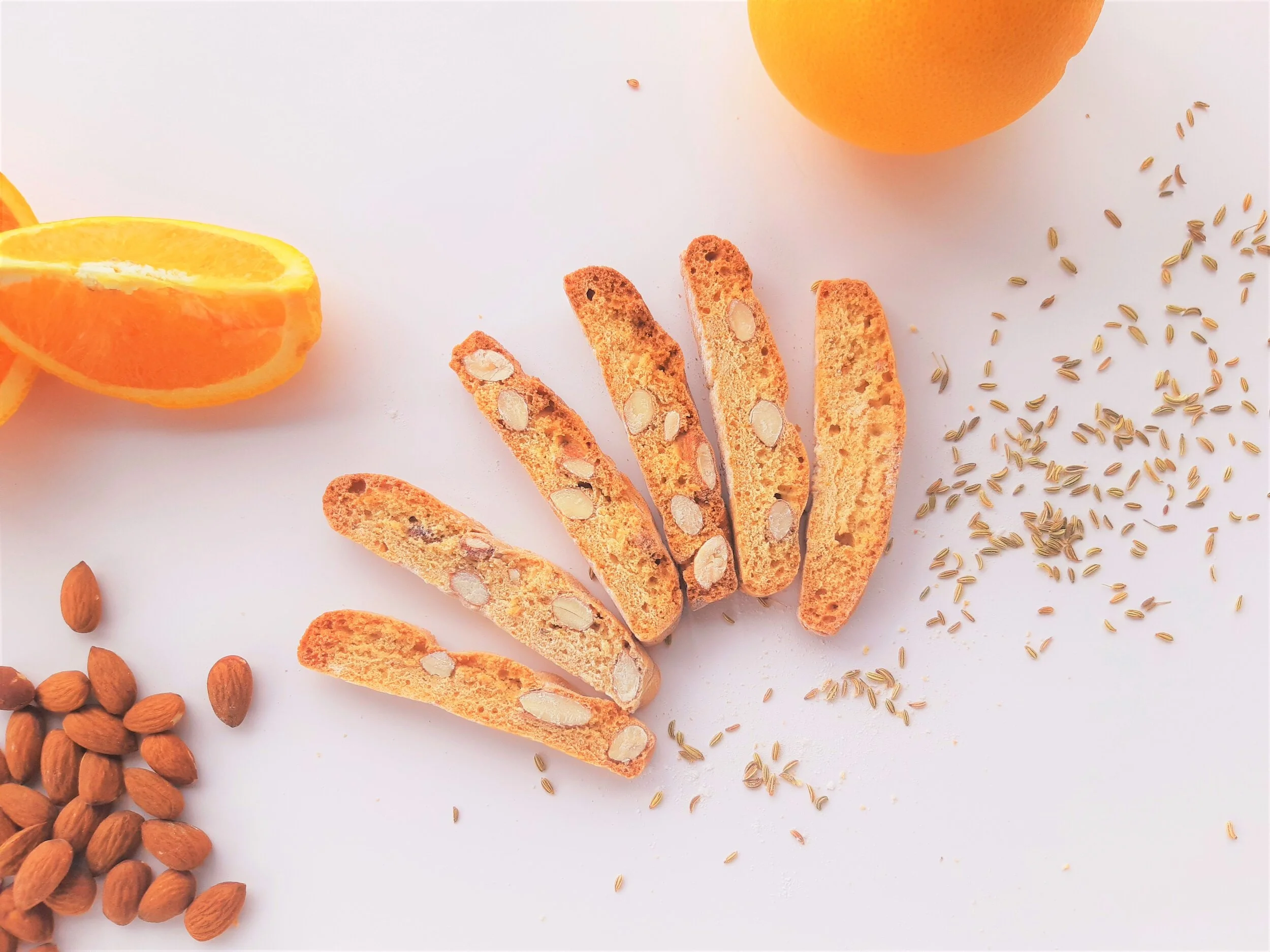 Gluten Free Orange and Fennel Biscotti