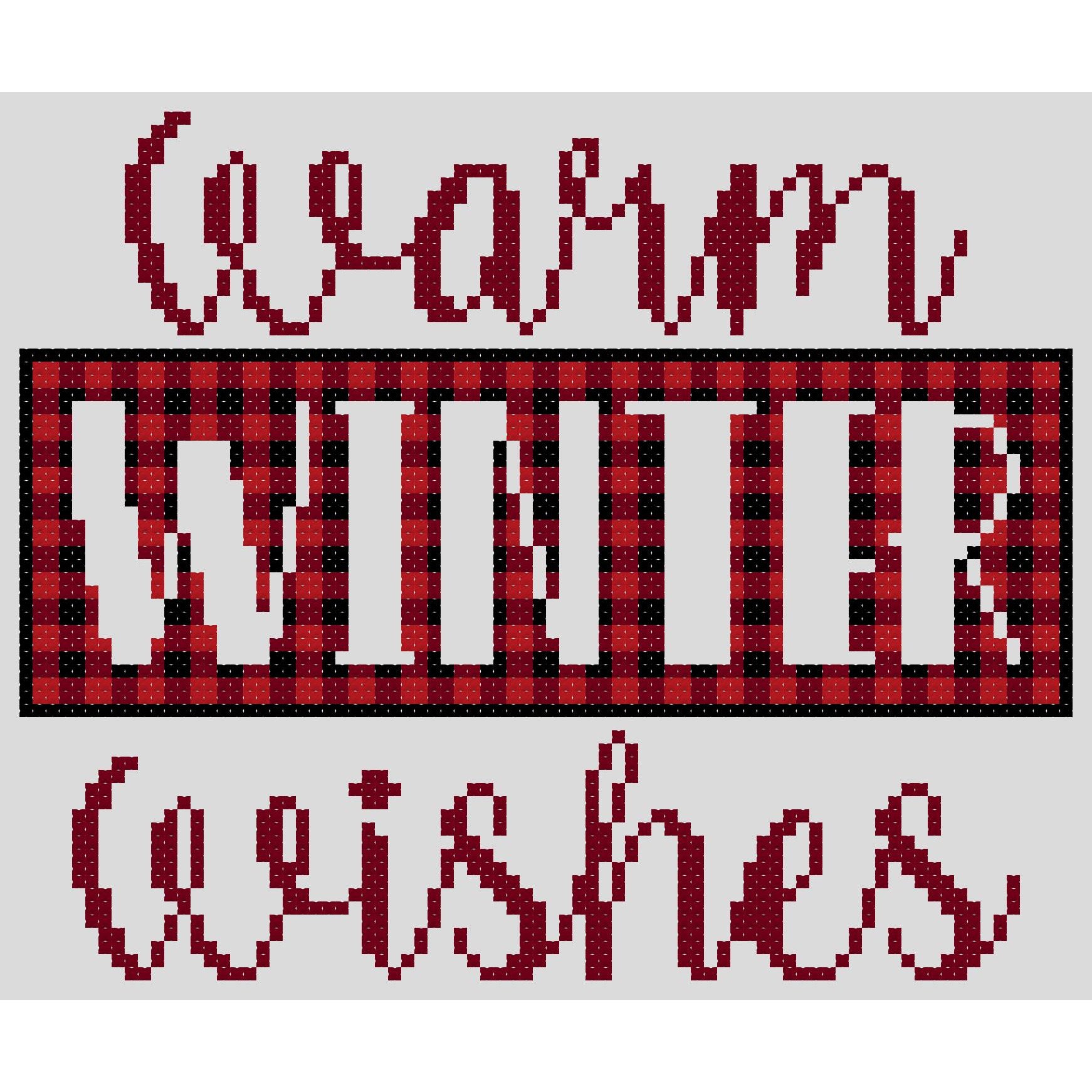 Warm Winter Wishes  |  Stitch Count: 80 x 66